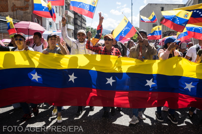 Tüntetés Venezuelában | Fotó: Agerpres/EPA