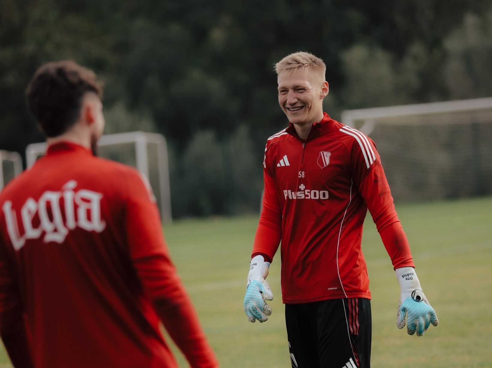 Hindrich Ottó Spanyolországban csatlakozott a Legia keretéhez. | Fotó. Legia Warsawa