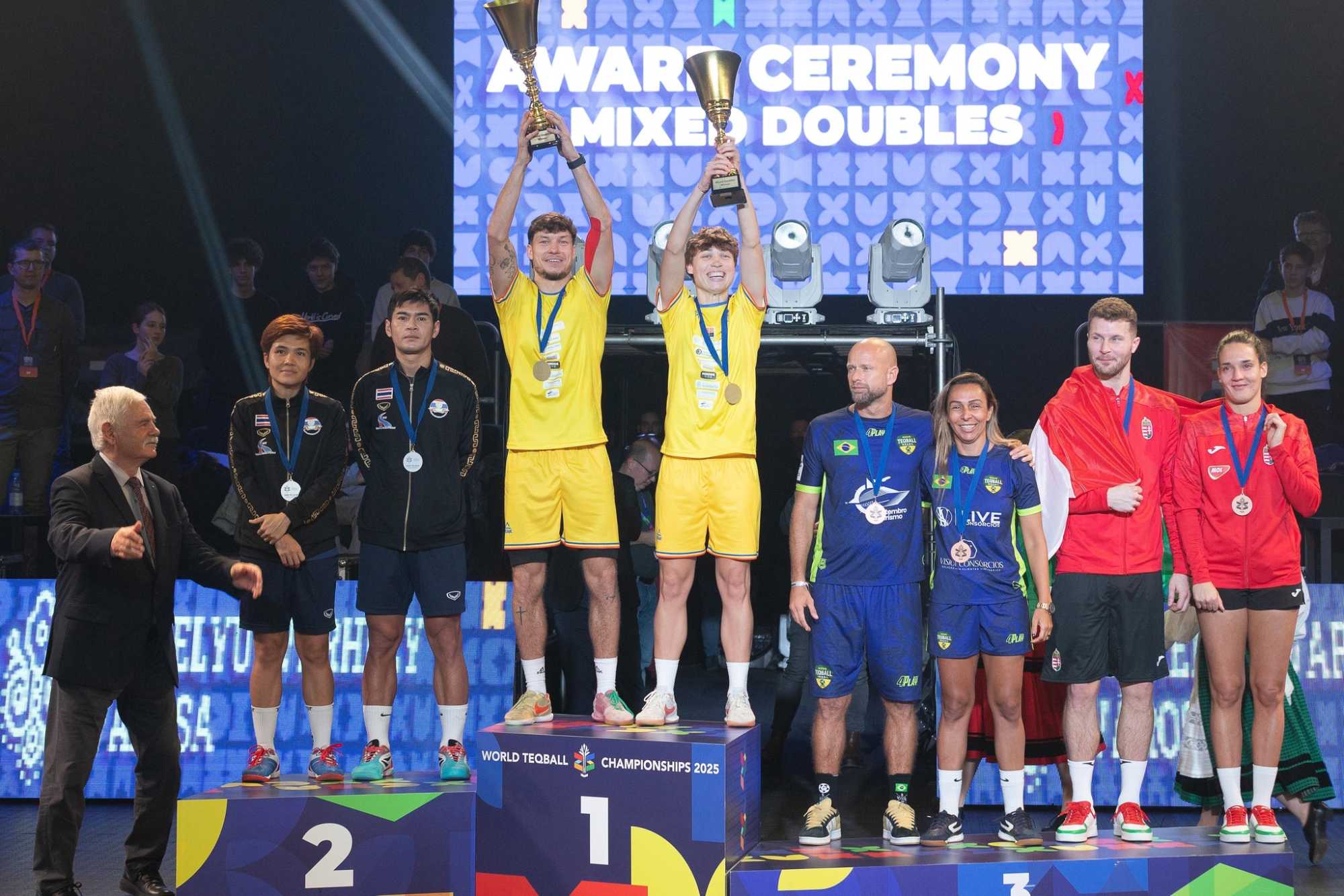 Vegyes párosban is székelyek vezetik a világranglistát | Fotó: Góbék Teqball Team