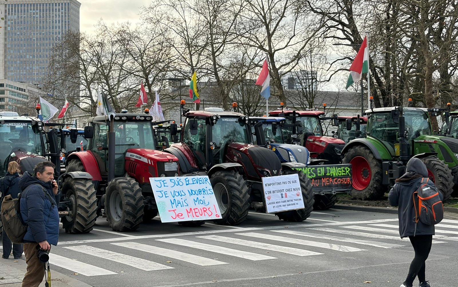 Tüntettek a gazdák | Fotó: Pro Agro/Facebook