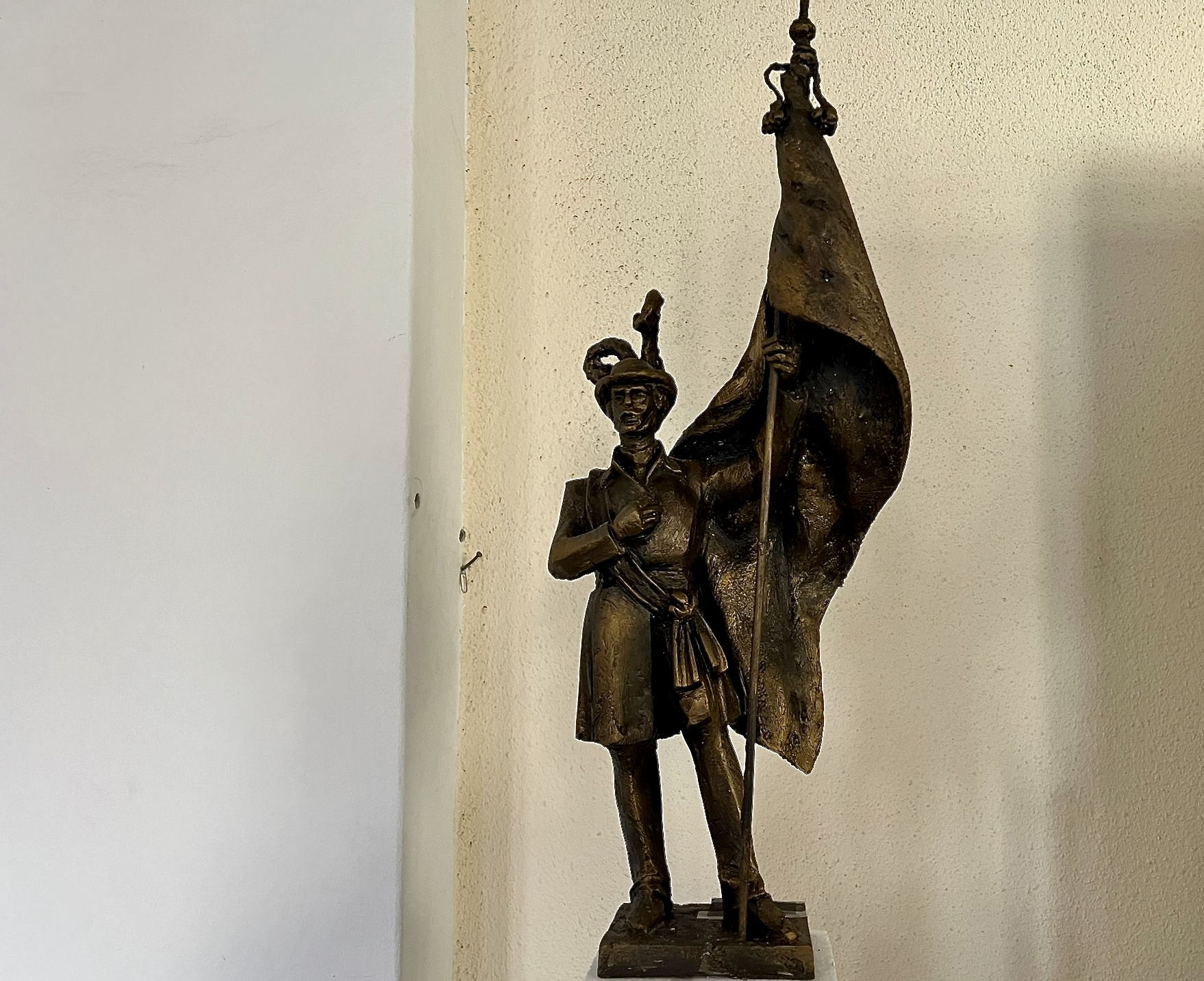 Constantin Romanu Vivu köztéri szobrának makettje | Fotó: Rákóczi Kinga