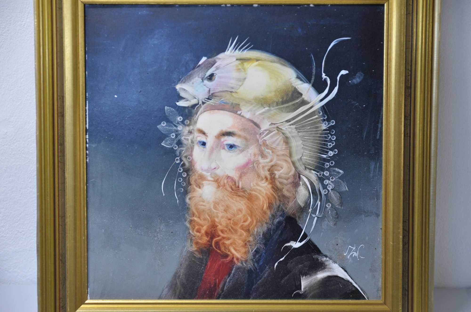 A Halas férfi című alkotás, a csíkszeredai múzeum egyik legértékesebb darabja | Fotó: Csíki Székely Múzeum