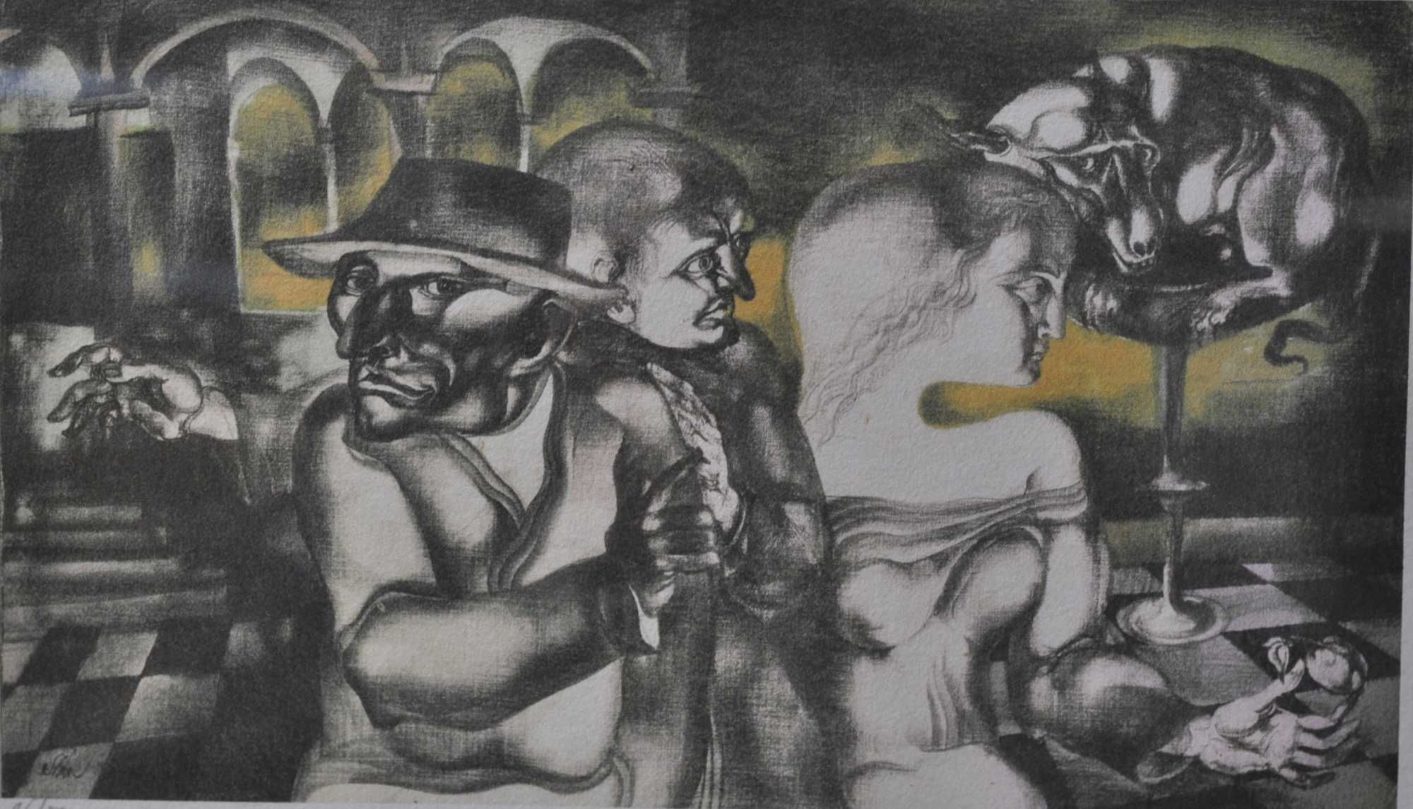 A Nagyvárosi emberek című alkotás | Fotó: Csíki Székely Múzeum