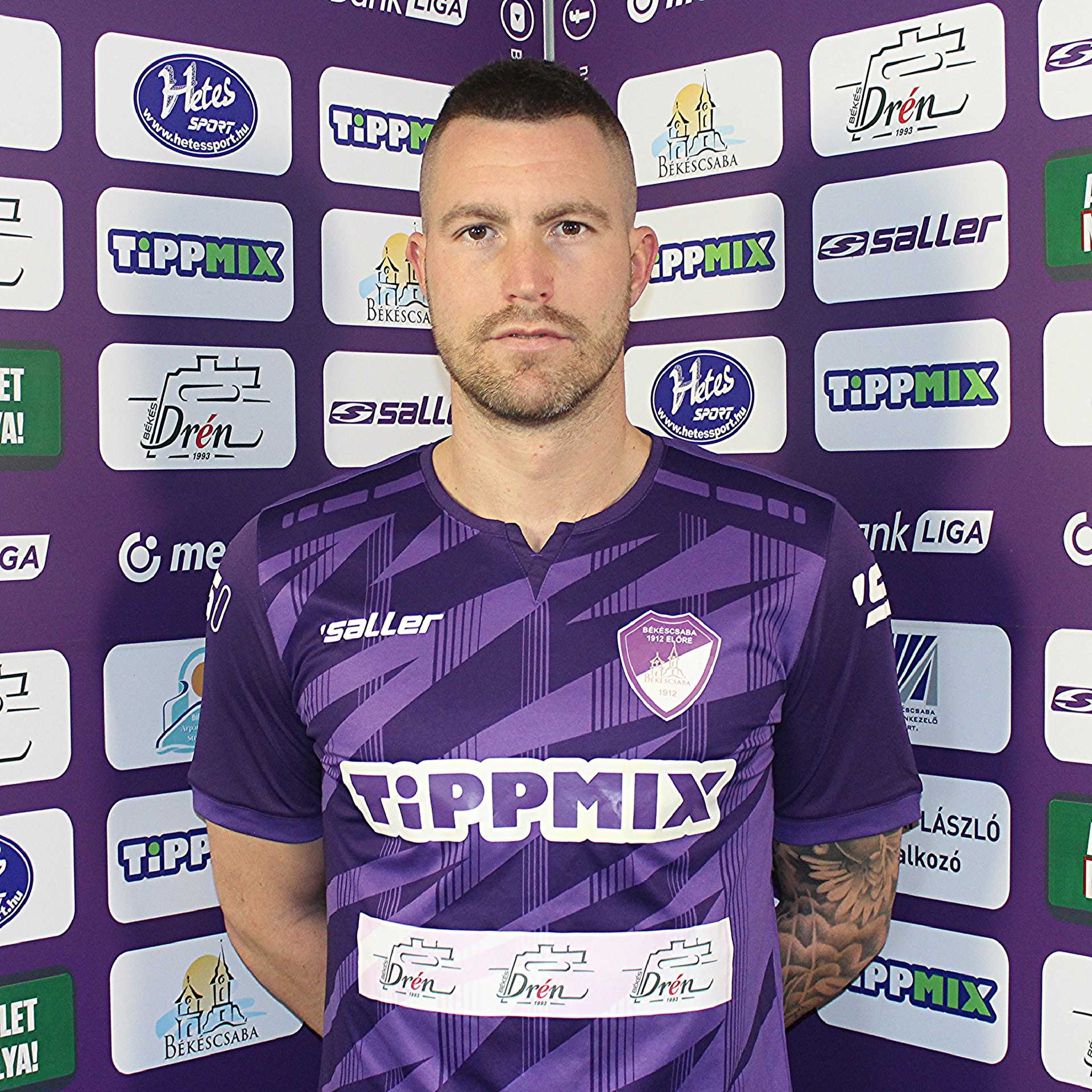 Kelemen Dávid visszatért szülővárosába. | Fotó: Békéscsaba 1912 Előre