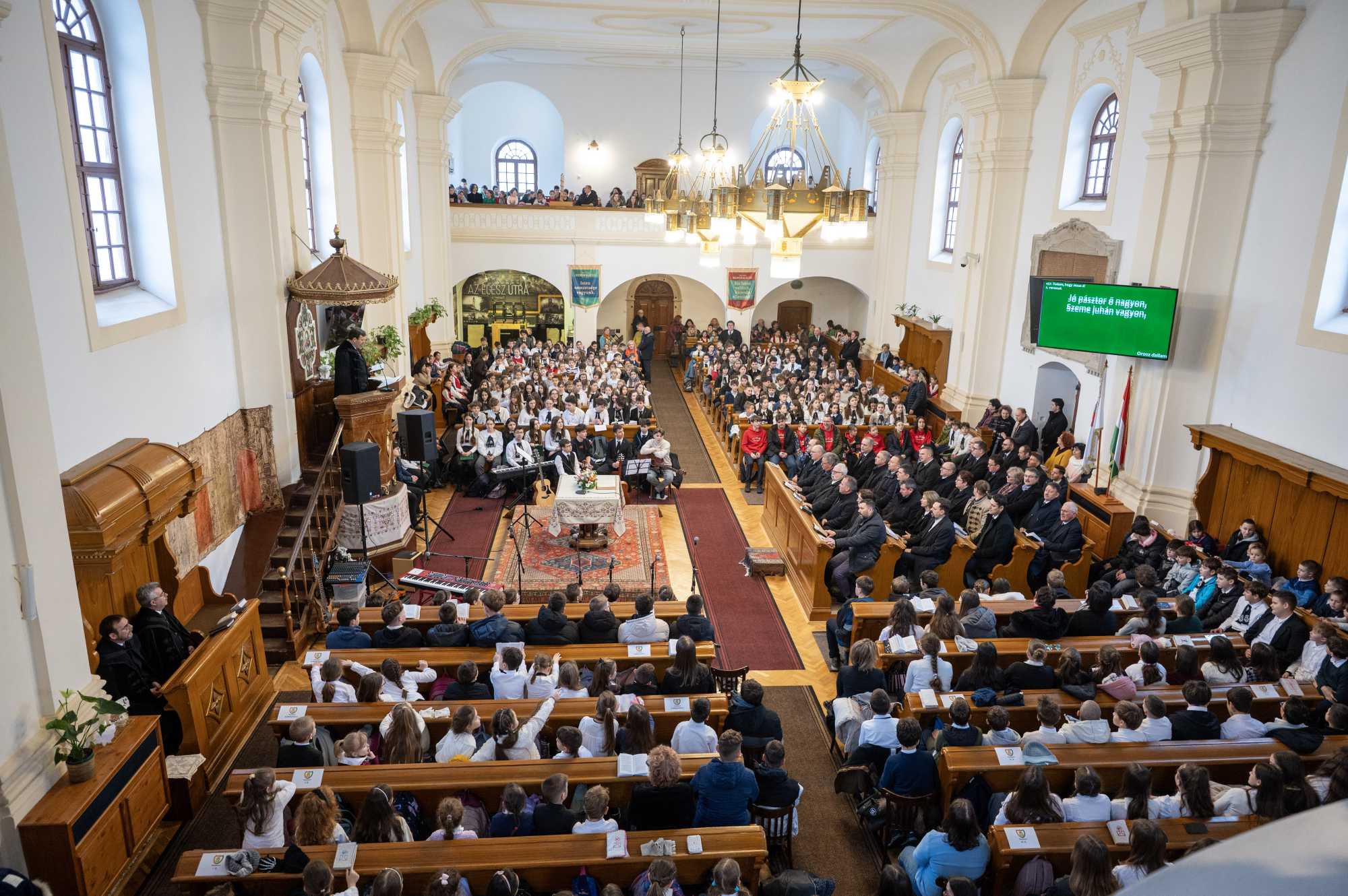 A Kistemplom Marosvásárhely belvárosában, a Gecse Dániel utcában álló egyhajós, késői barokk díszítésű református templom | Fotó: Kiss Gábor