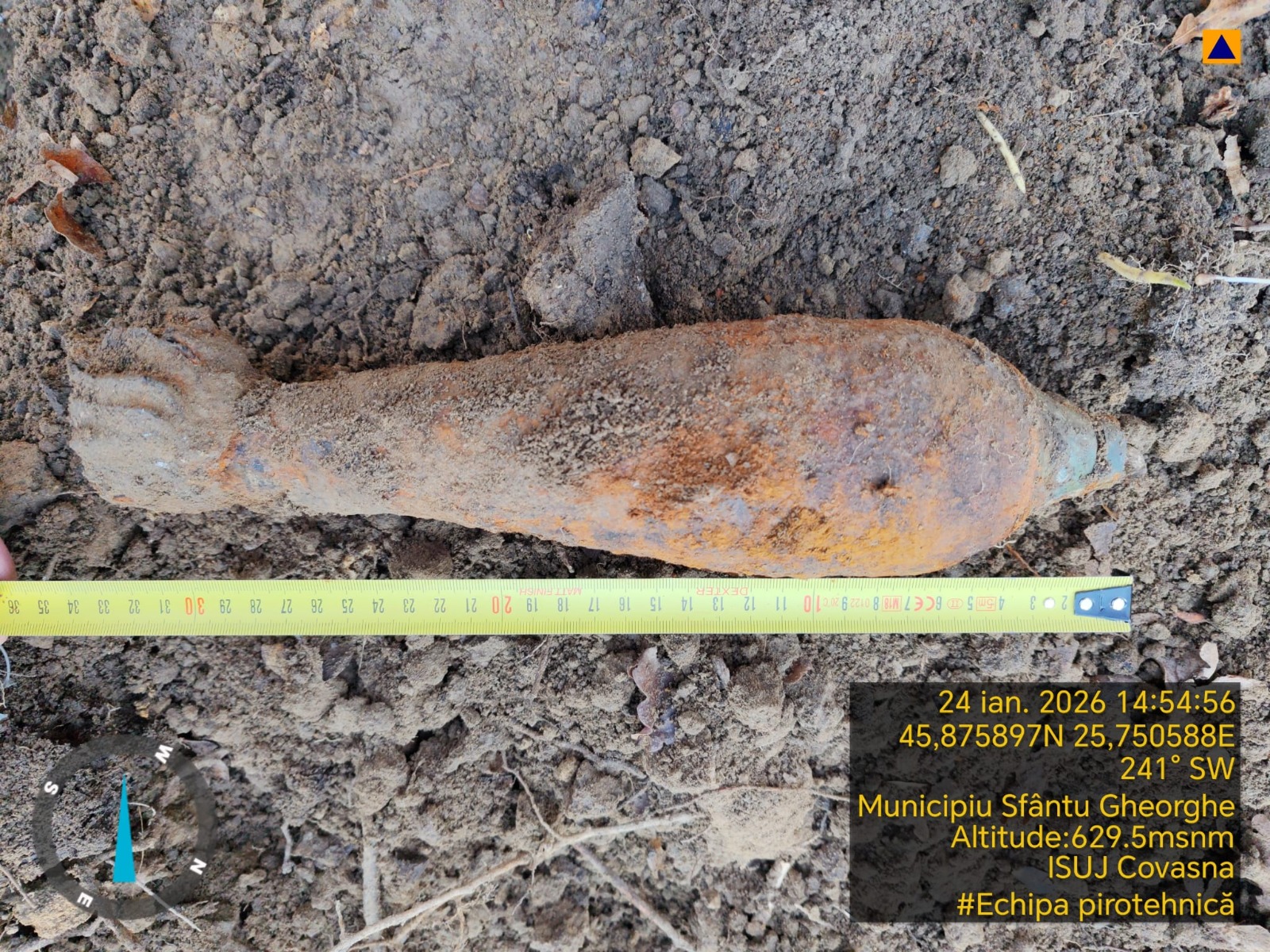 Lövedéket is találtak a hétvégén | Fotó: ISU Covasna