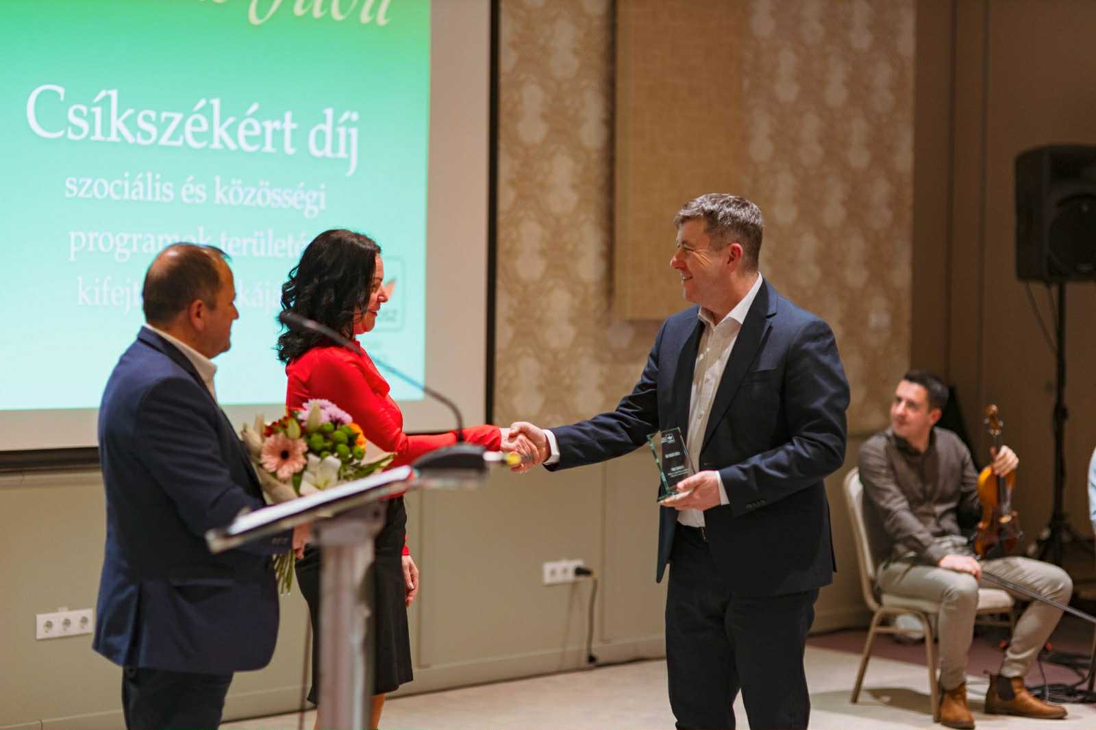 Becze István, Fazakas Judit és Borboly Csaba.