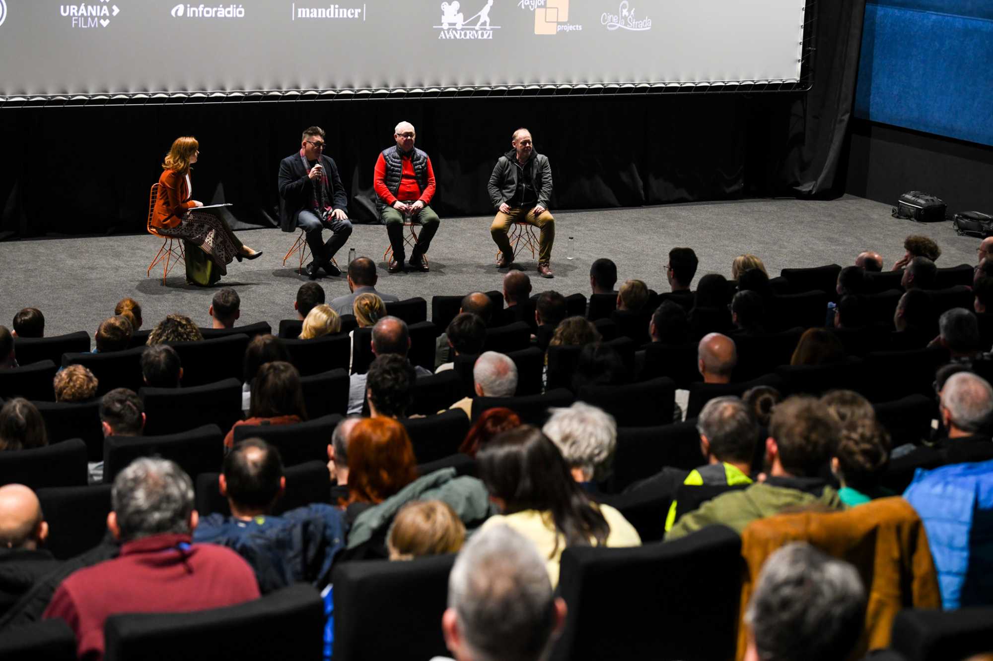 Népes közönség előtt vetítették le a filmet | Fotó: Czinzel László