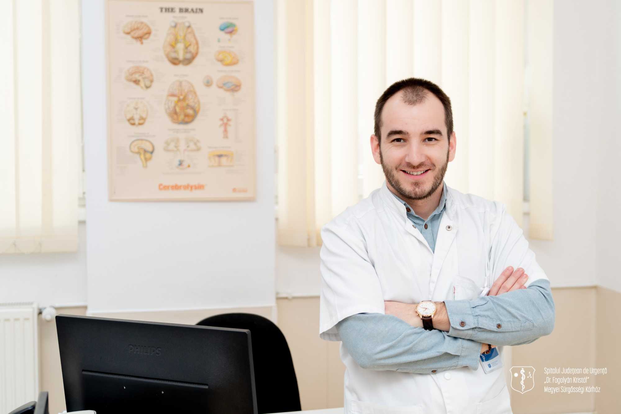 Dr. Máté Tihamér neurológus | Fotó: Fogolyán Kristóf Megyei Kórház Facebook-oldala