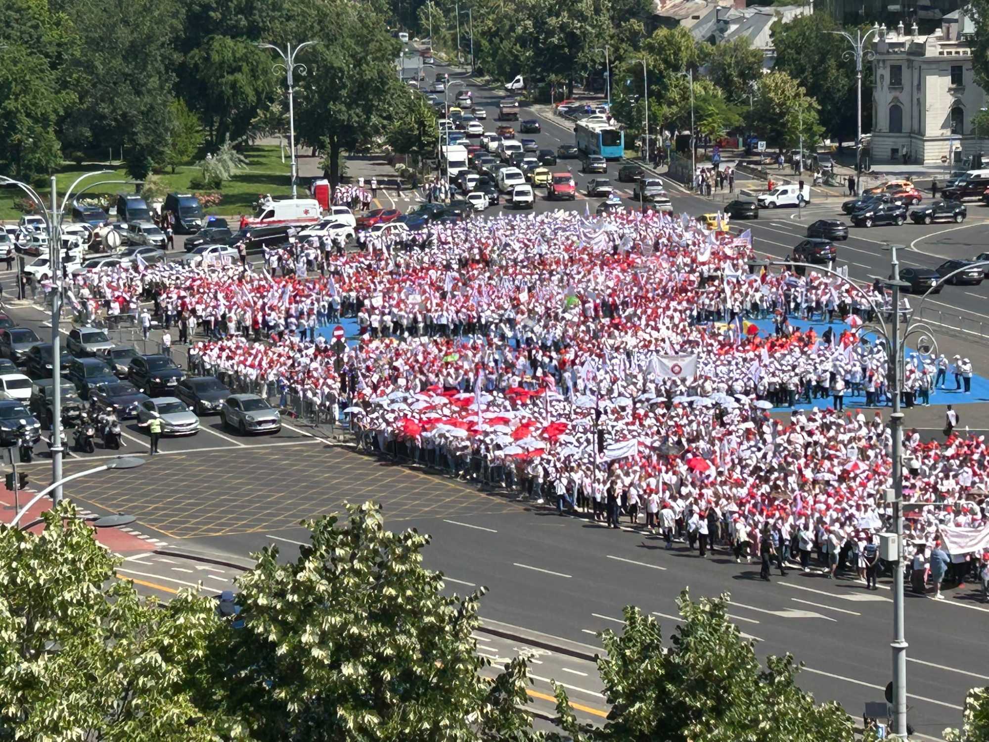 Utcára vonultak, de azt mondják, ez csak a kezdet | Fotó: Sanitas Facebook-oldala