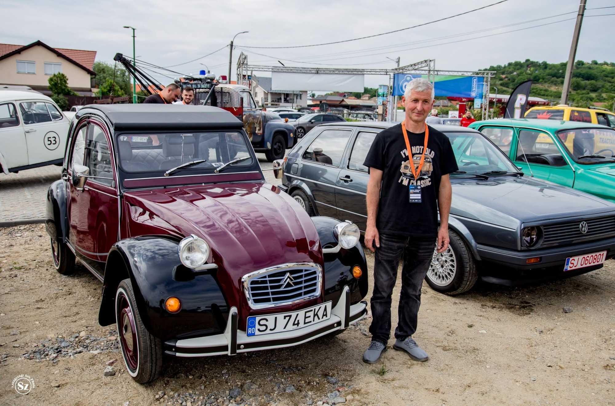 Erdei Adrán nyertes old timerével | Fotó: Kulcsár Mária