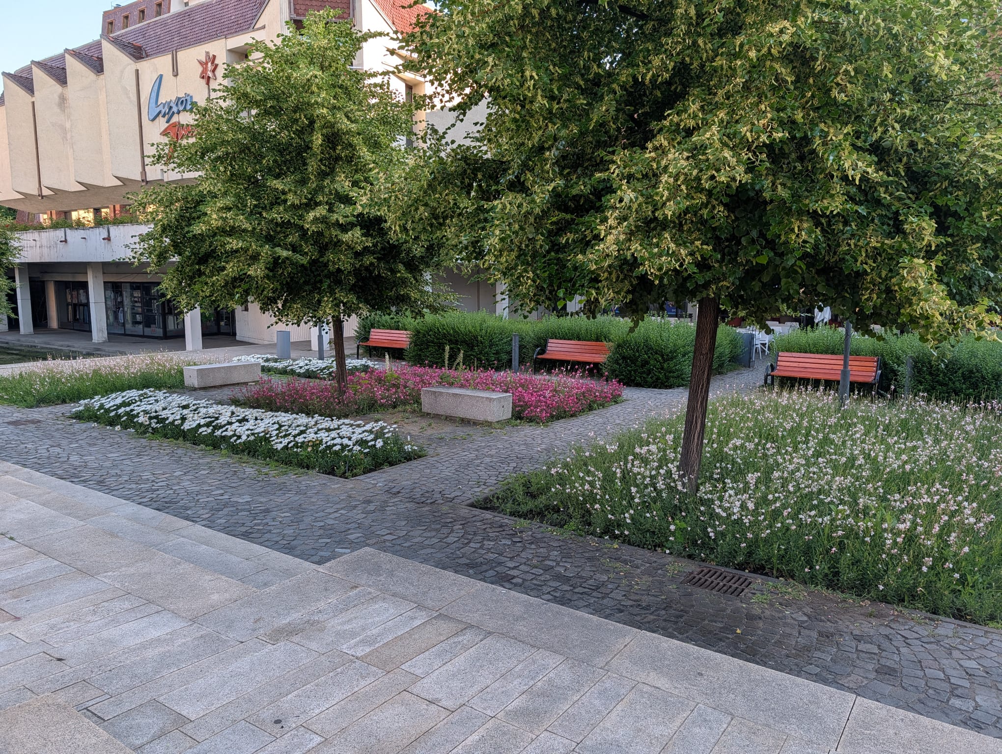 A Színház téren már készül az új arculat. | Fotó: Tőkés Sándor