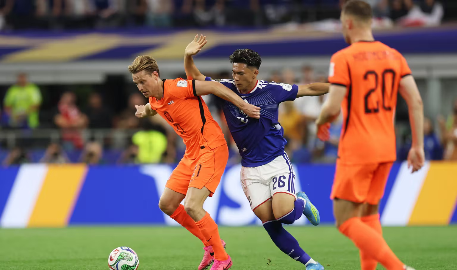 Izgalmas küzdelmet hozott a holland – japán összecsapás. | Fotó: fifa.com