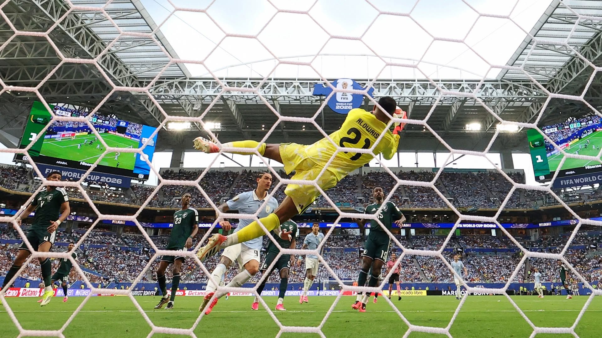 Bevehetetlen vár volt a szaúdi kapu | Fotó: Facebook/FIFA World Cup