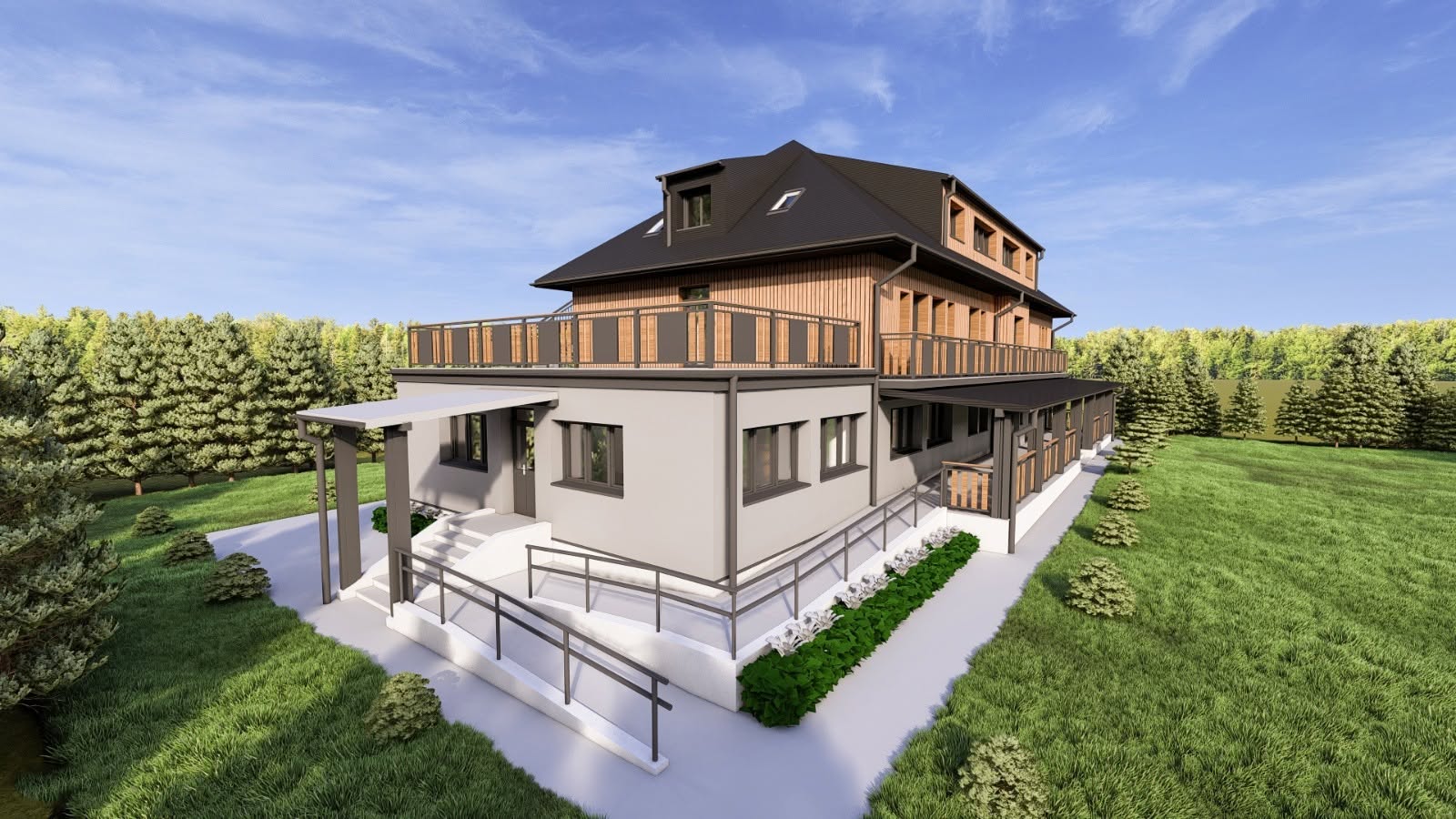 A 6-os villa látványterve