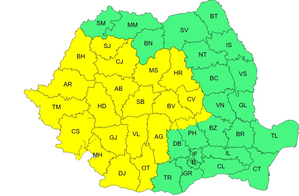 Zivatarok válthatják a hőséget.