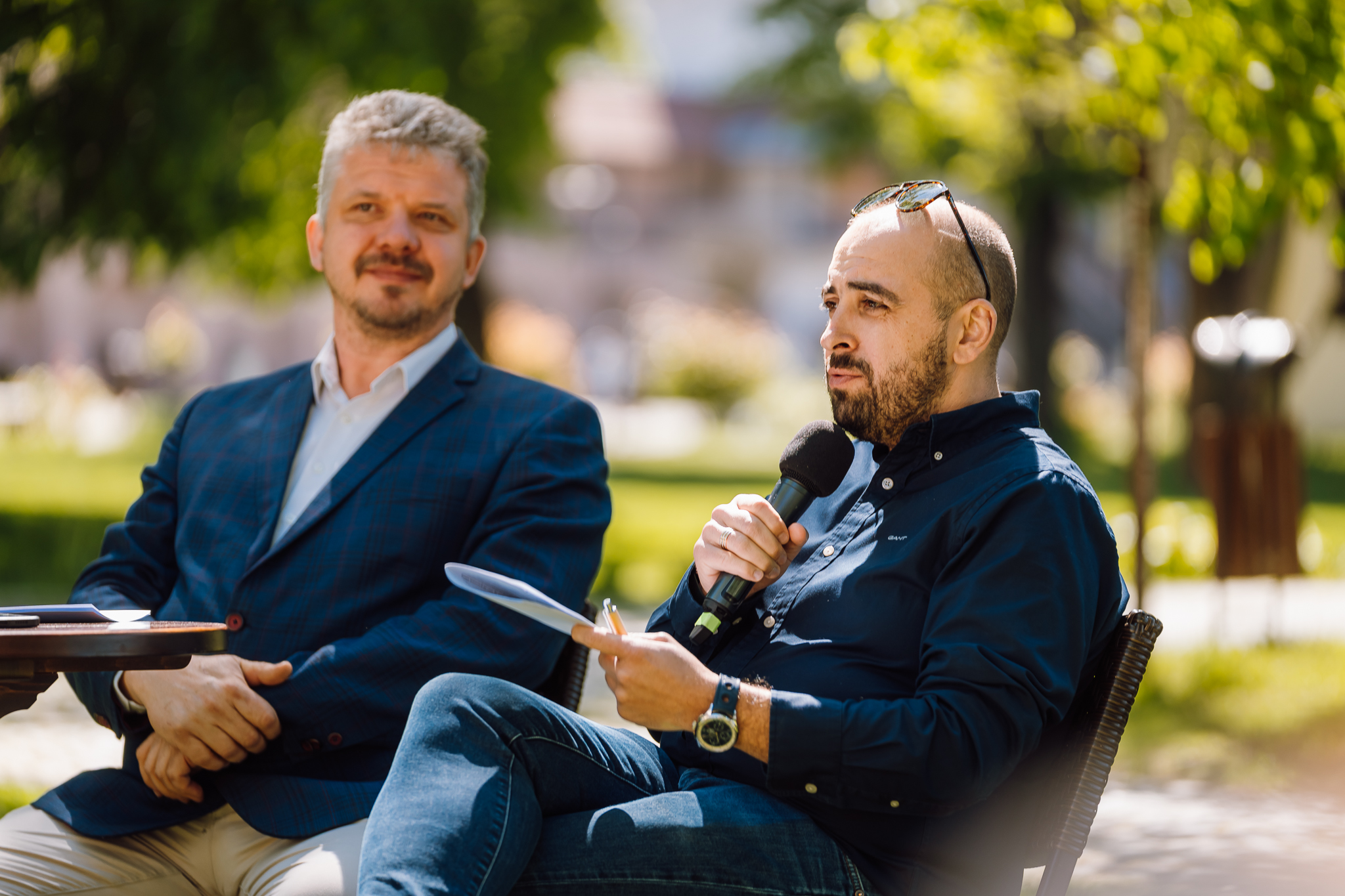 Soós Zoltán polgármester és Trucza Adorján főszervező | Fotó: Maris Cristian Daniel