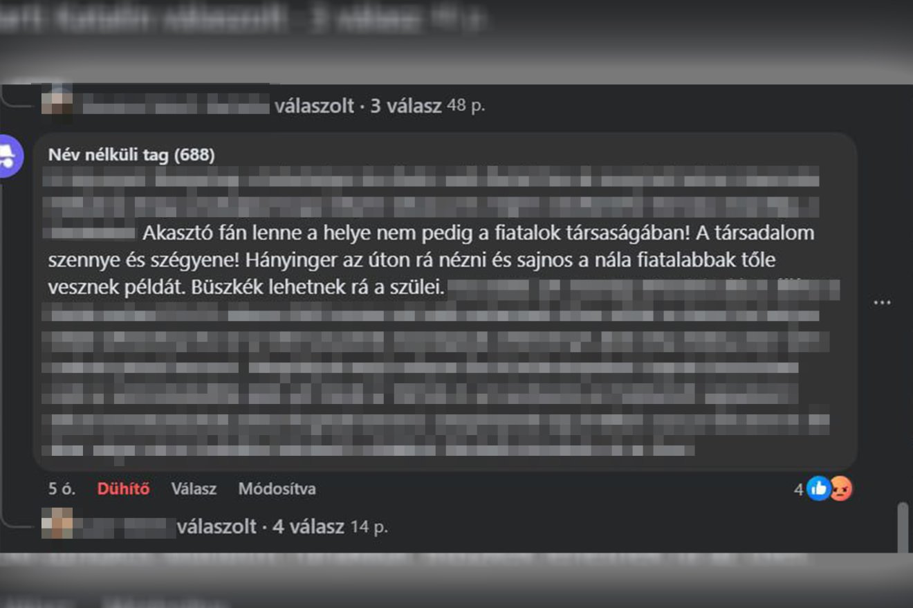 Sértő, gyűlöletkeltő kommentek. 