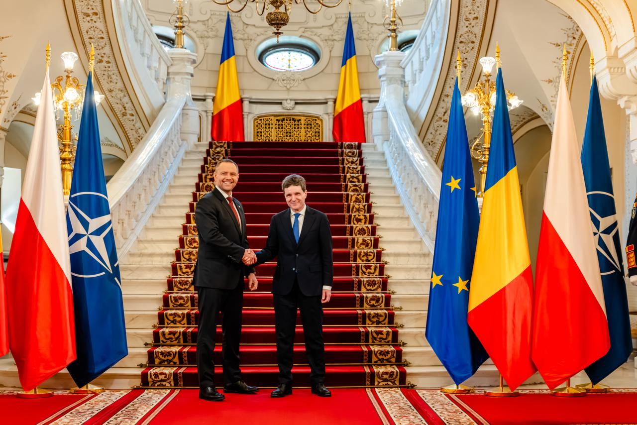 A lengyel elnökkel. | Fotó: presidency.ro