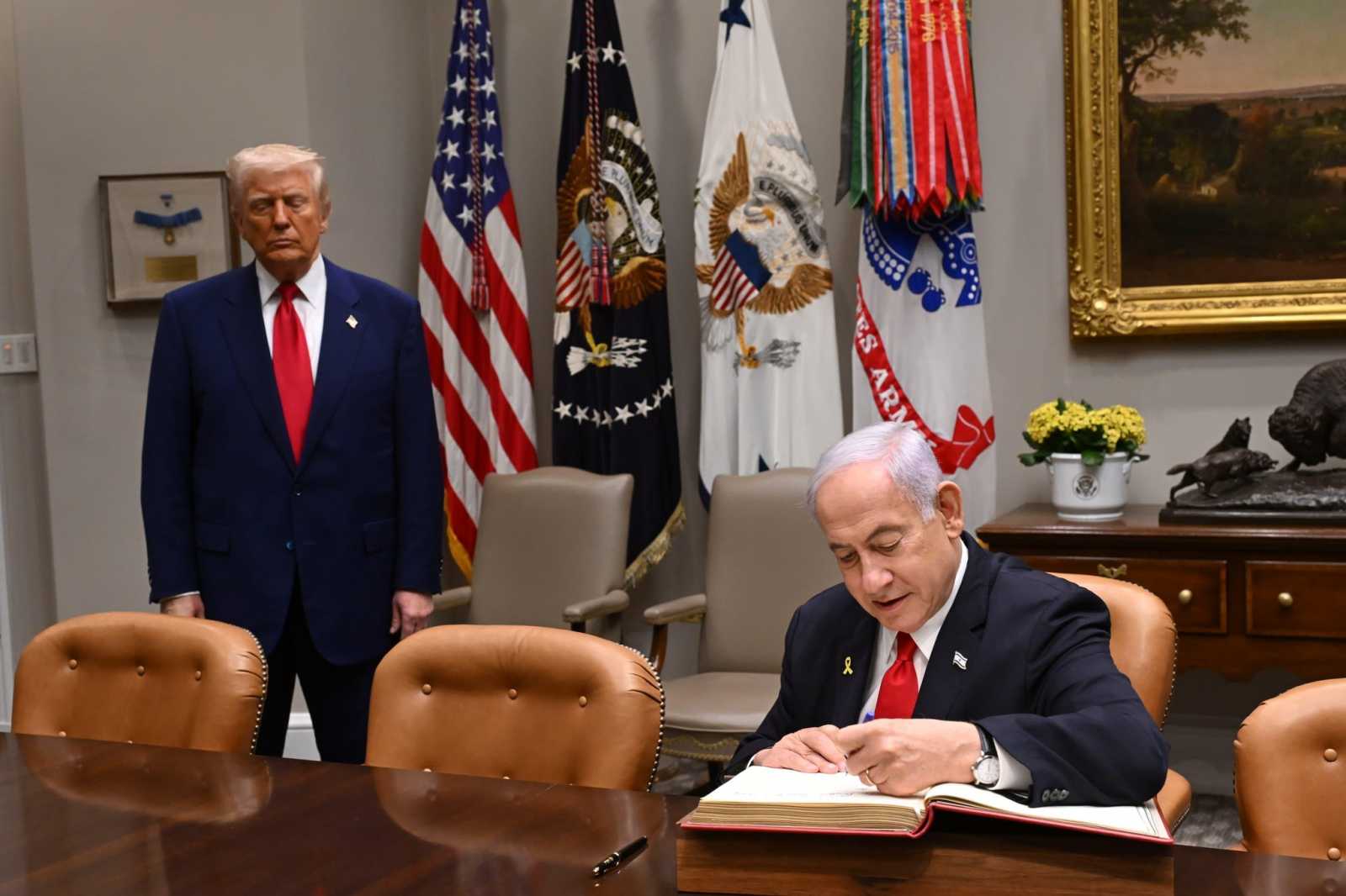 Donald Trump és Netanjahu | Fotók: Agerpres/EPA