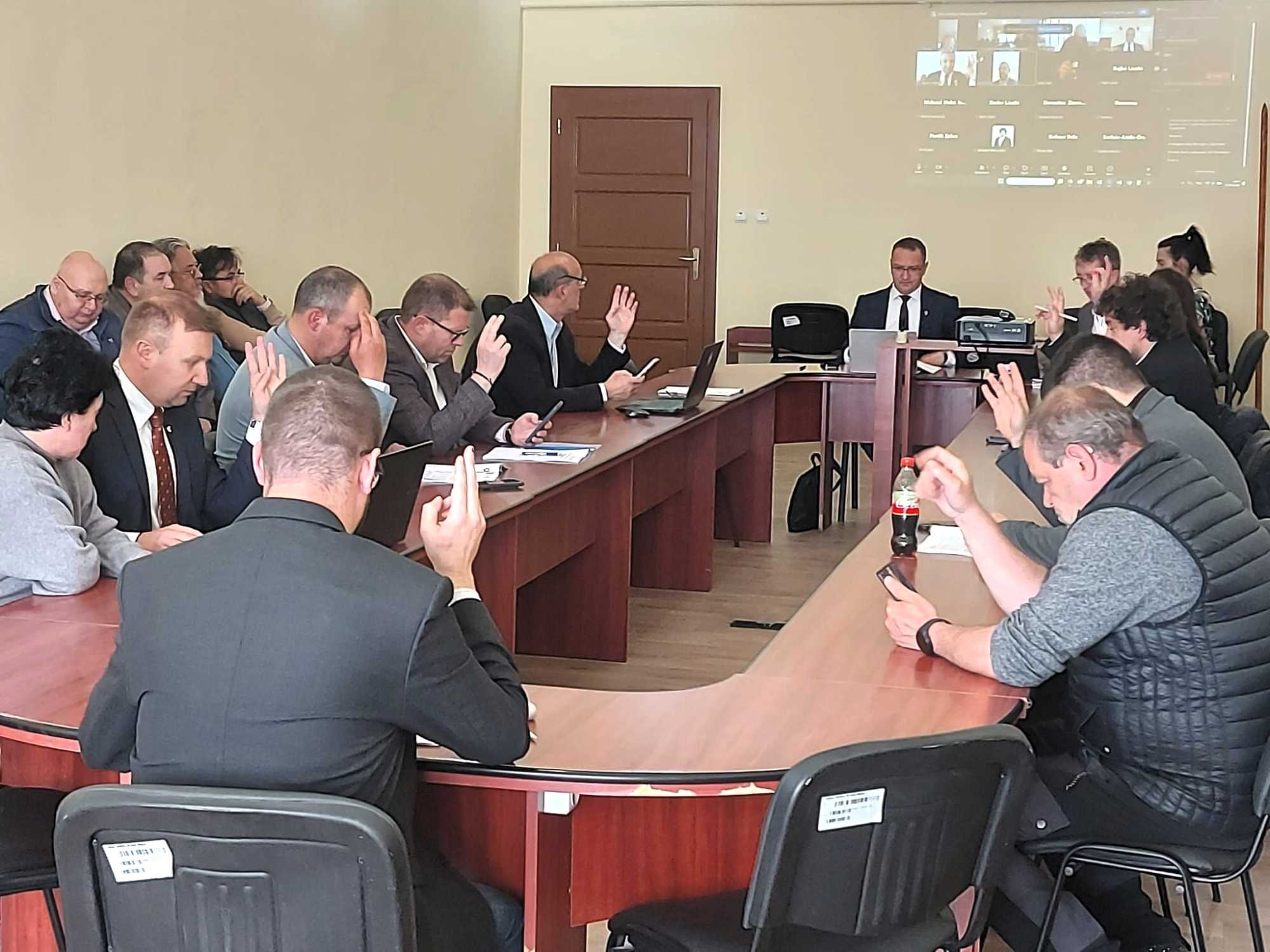 A tanácsosi testület megszavazta az idei költségvetést | Fotó: Gyergyószentmiklós Önkormányzata-Primăria Municipiului Gheorgheni/Facebook