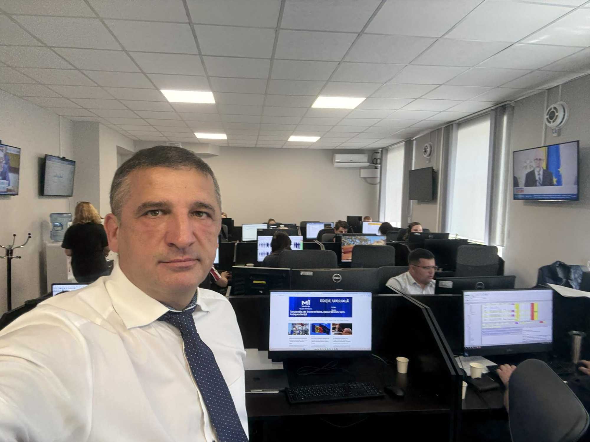 Vlad Țurcanu lemondott a Teleradio-Moldova közszolgálati társaság vezérigazgatói tisztségéről Fotó: Vlad Țurcanu Facebook oldala