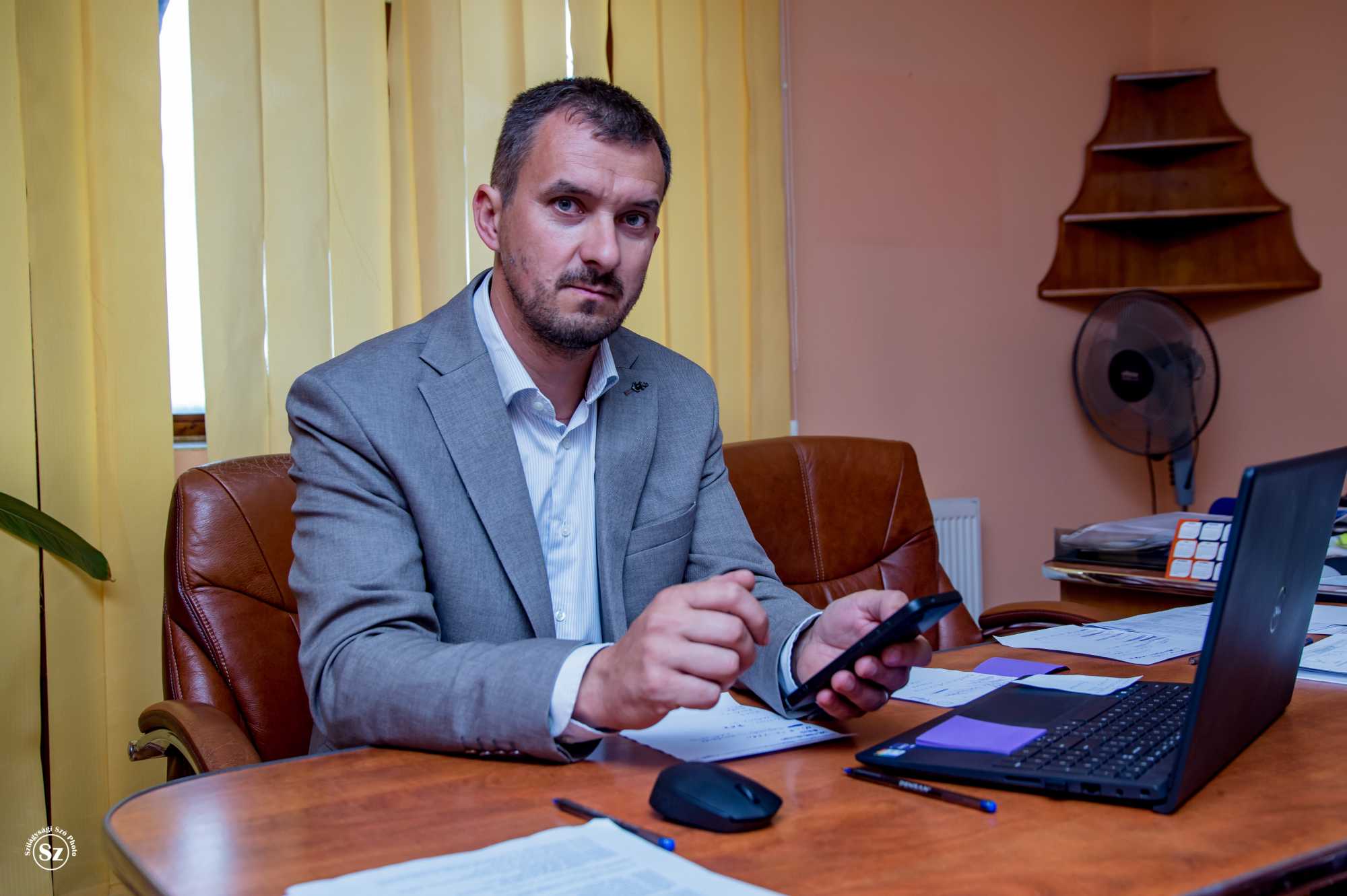 Béres Zoltán polgármester szerint zsúfolt volt az elmúlt időszak | Fotó: A szerző felvétele