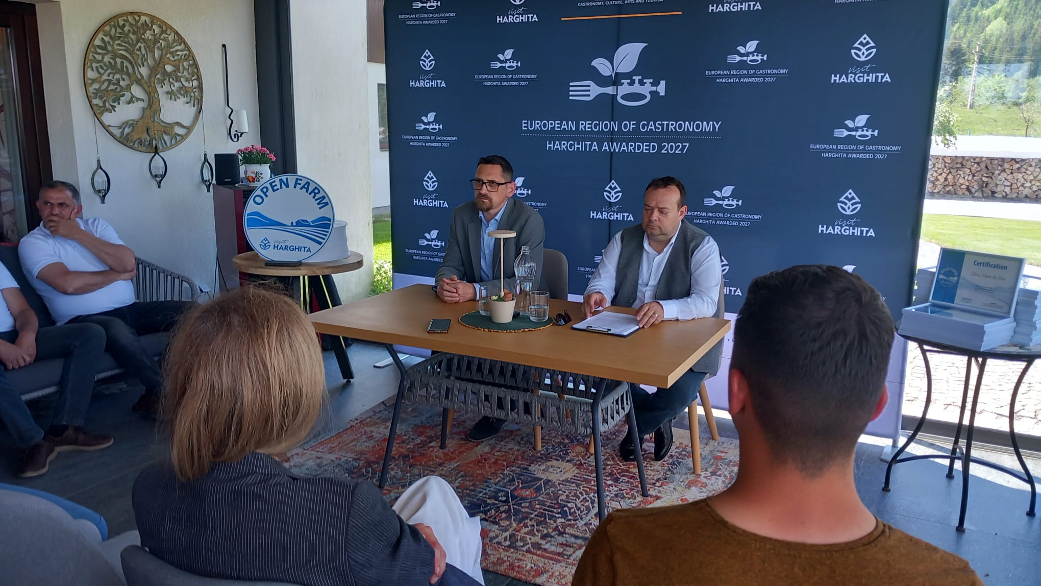 Szabó Károly igazgató és Mezey Zsolt projektmenedzser ismertette a kezdeményezést | A szerző felvétele