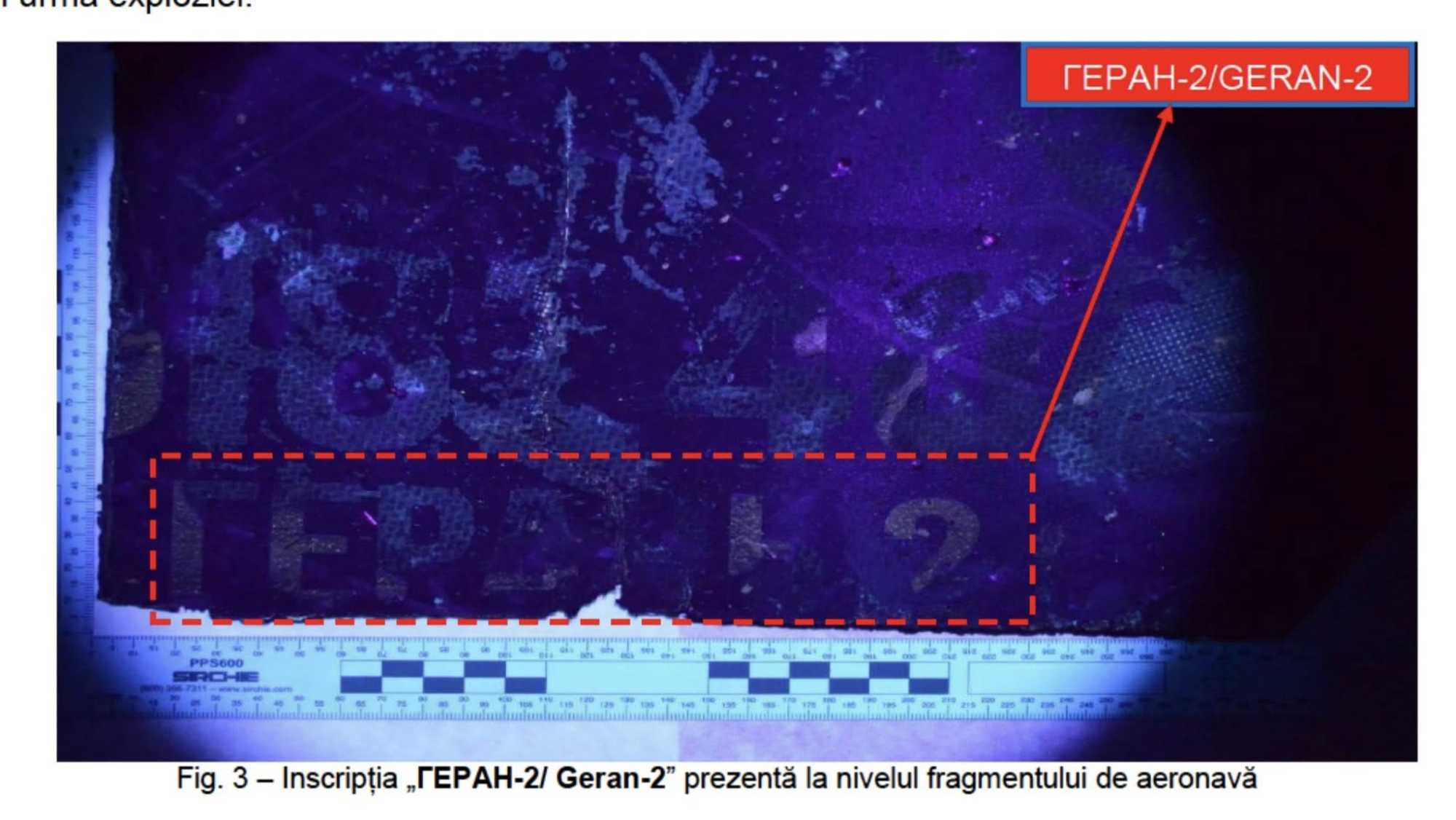 Itt látható a Geran-2 felirat, mutatnak rá a szakértők. 