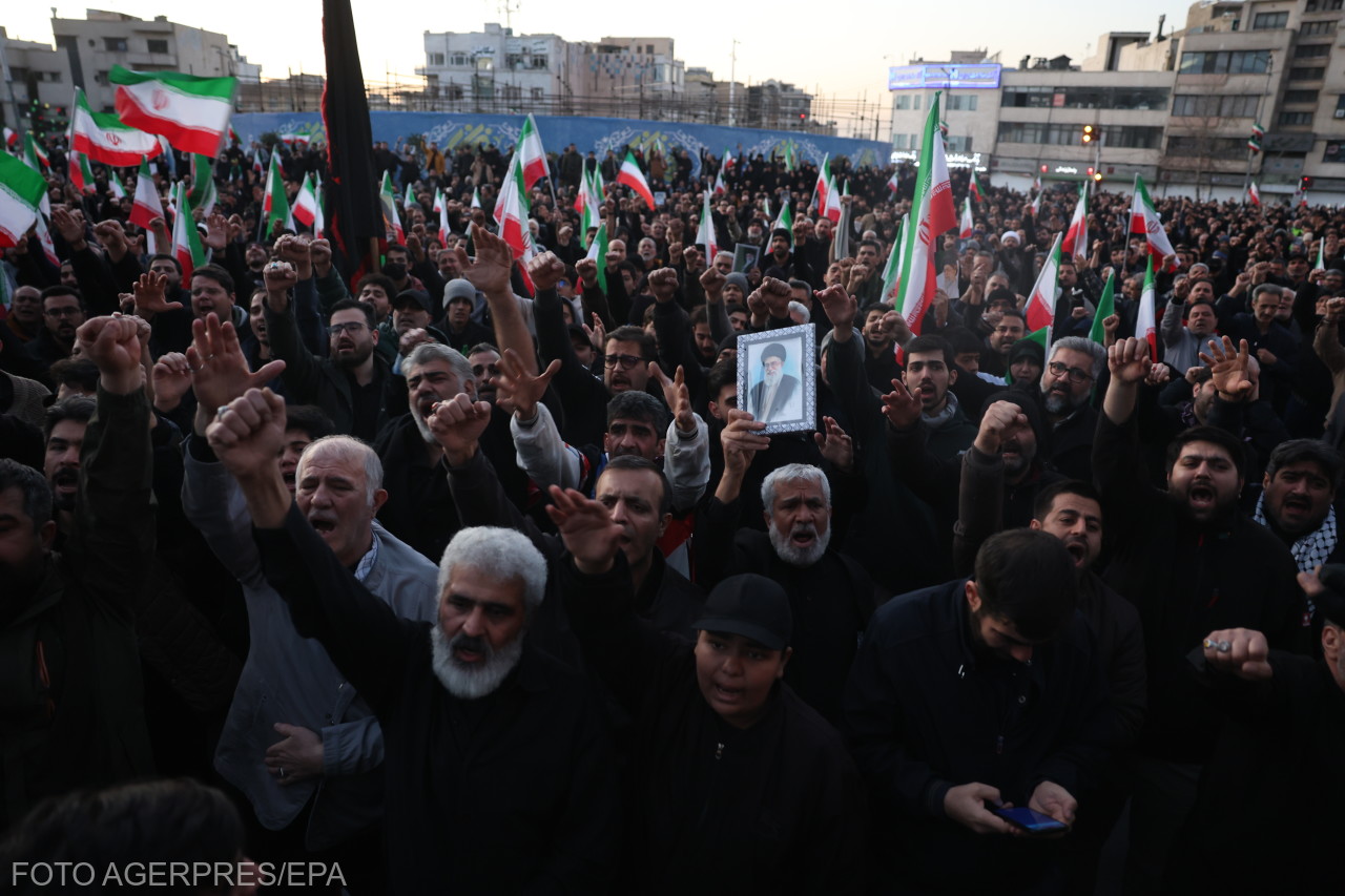 Az Iráni Legfelsőbb Nemzetbiztonsági Tanács kijelentette: Hamenei halála egy felkelés kezdete a világ zsarnokai ellen. | Fotó: Agerpres