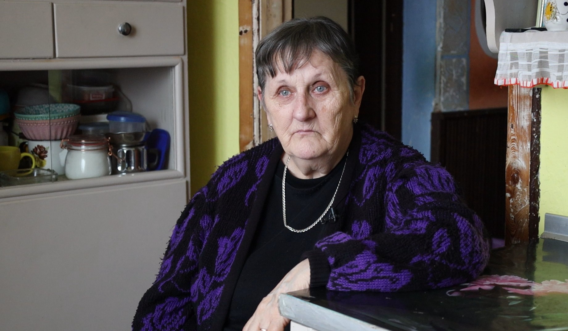 A fiát gyászló Gyurik Mária l Fotó: Kárpáti Igaz Szó