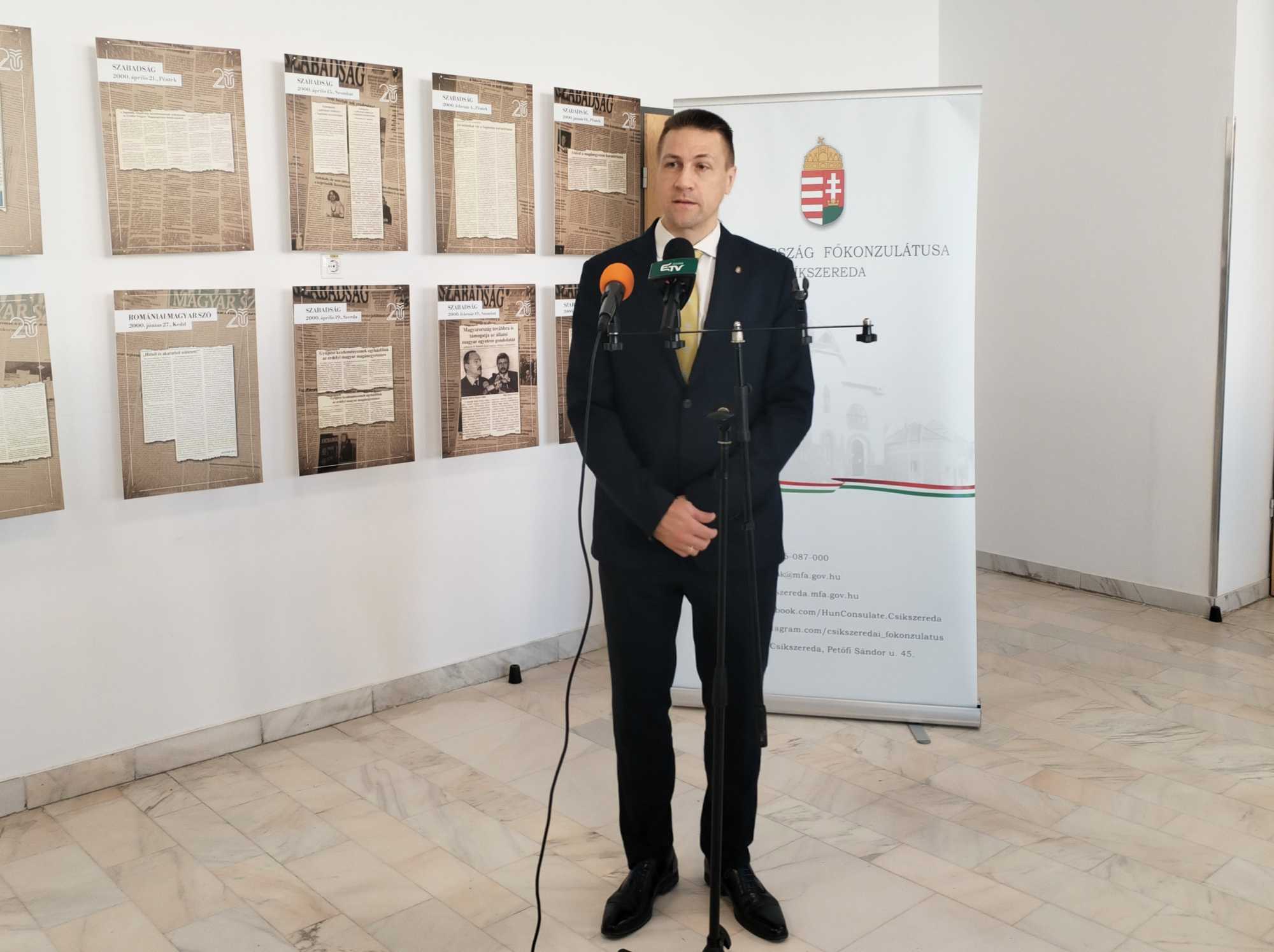 Nagy Attila Csíkszeredában. | Fotó: F.E.