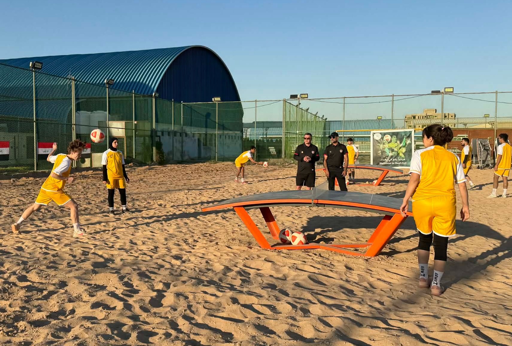 Bagdadban edzenek | Fotó: Ilyés Szabolcs Facebook-oldala