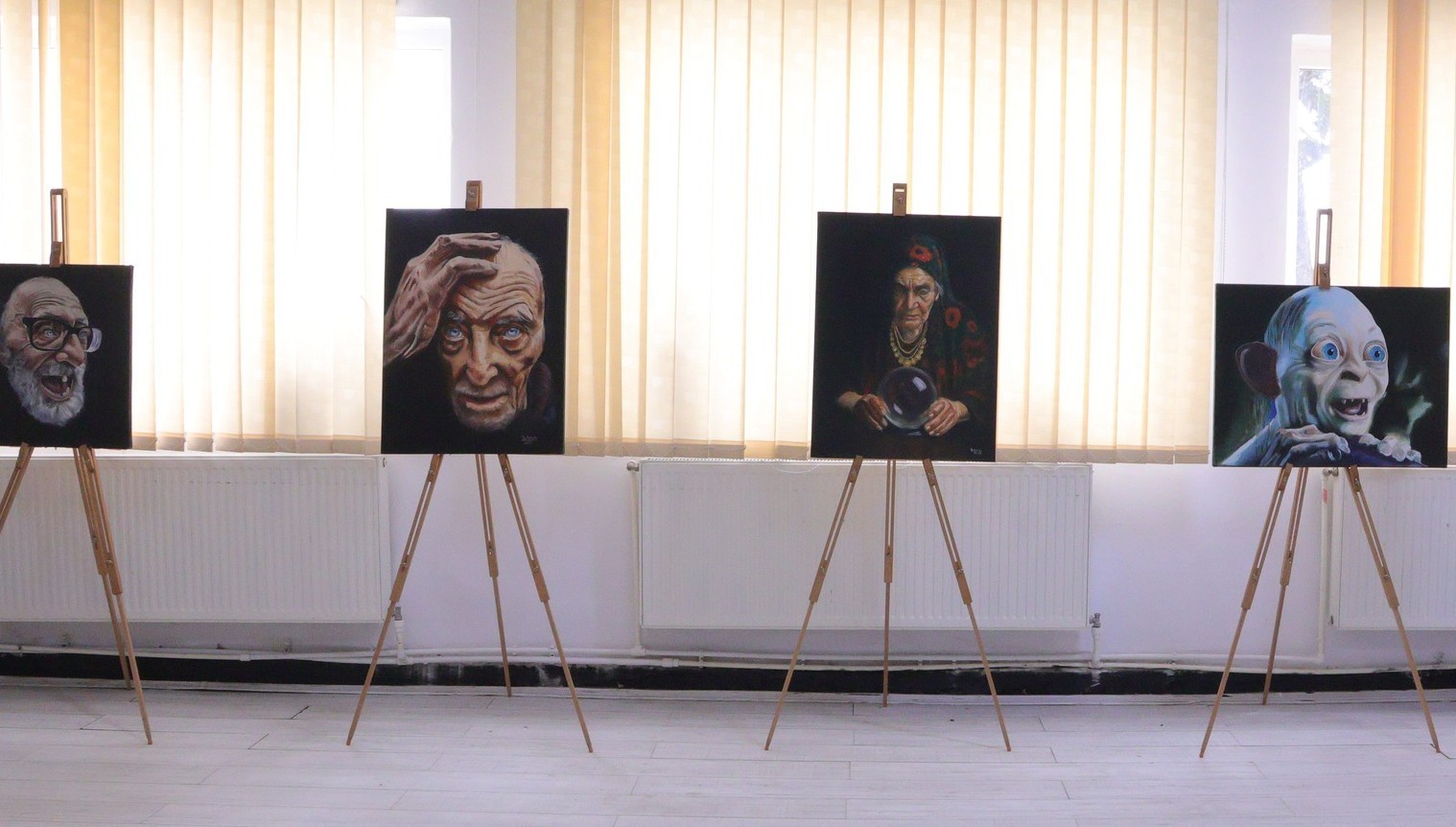 A kiállított művek egy része | Fotó: Facebook/Penitenciarul Aiud