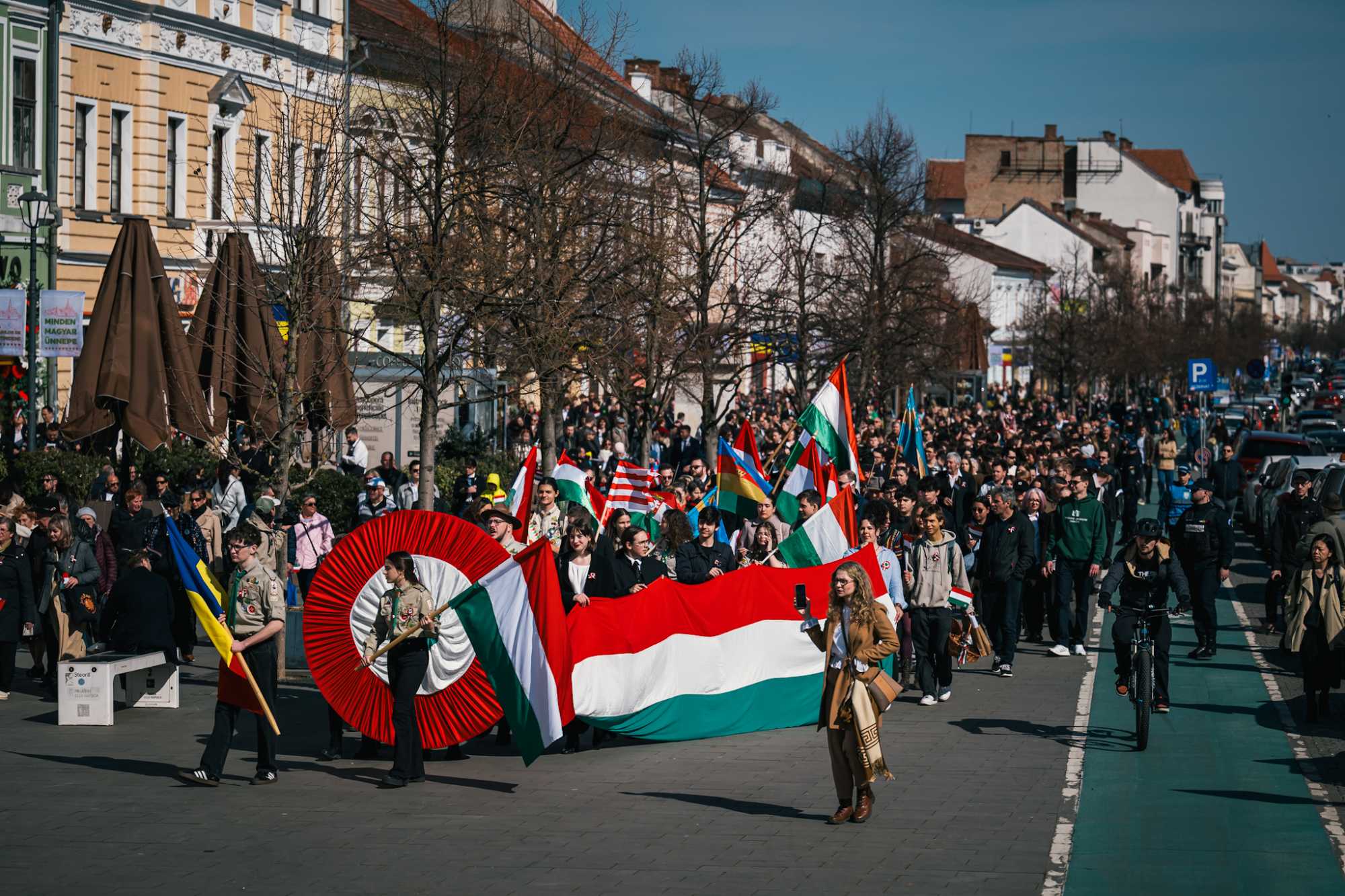 Idén is felvonultak. | Fotók: Kelemen Hunor Facebook-oldala