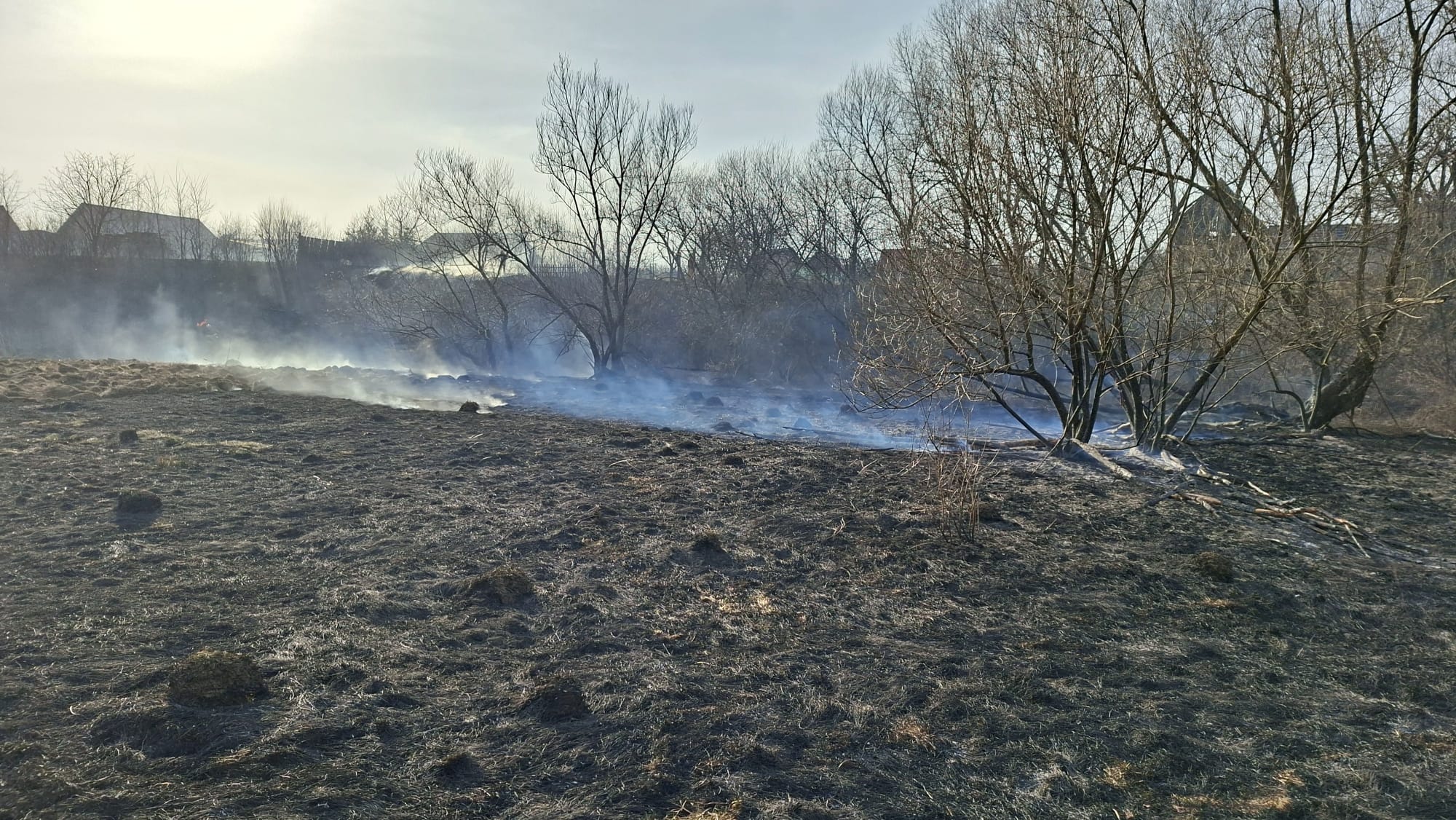 Az avarégetés különösen veszélyes szeles időben | Fotó: ISU Covasna
