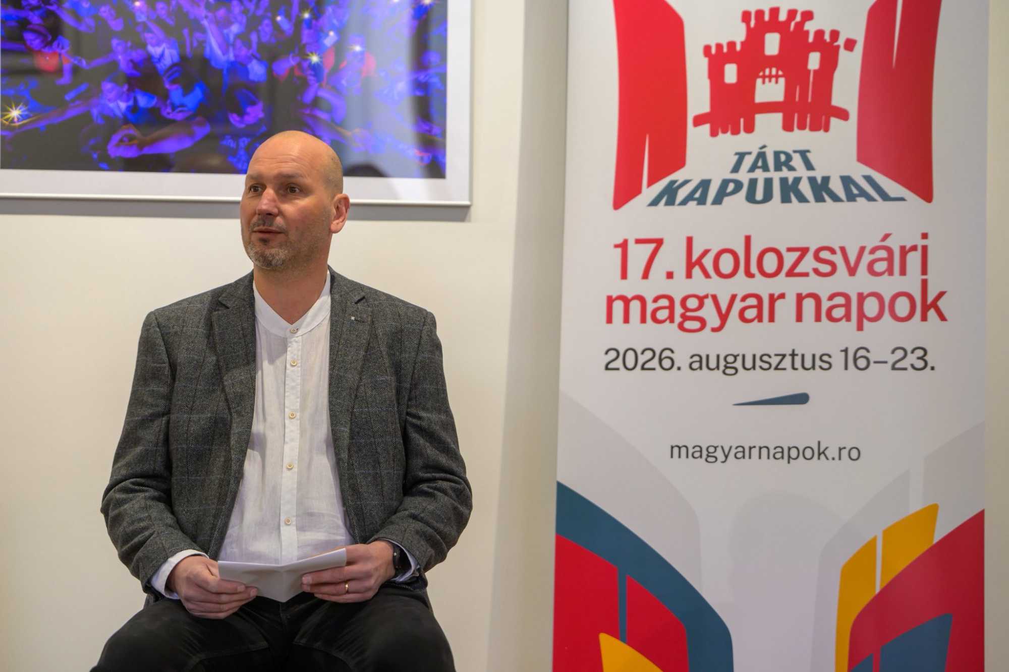 Gergely Balázs főszervező | Fotó: Magyarország Főkonzulátusa Kolozsvár Facebook-oldal