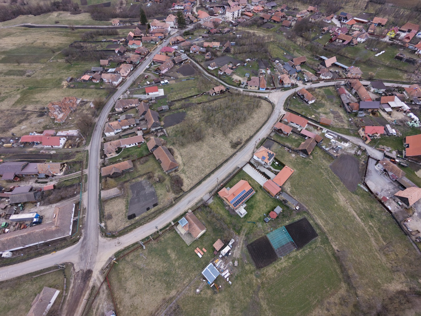 A kányádi munkaterület felülnézetből. | Fotók: Hargita Megye Tanácsa