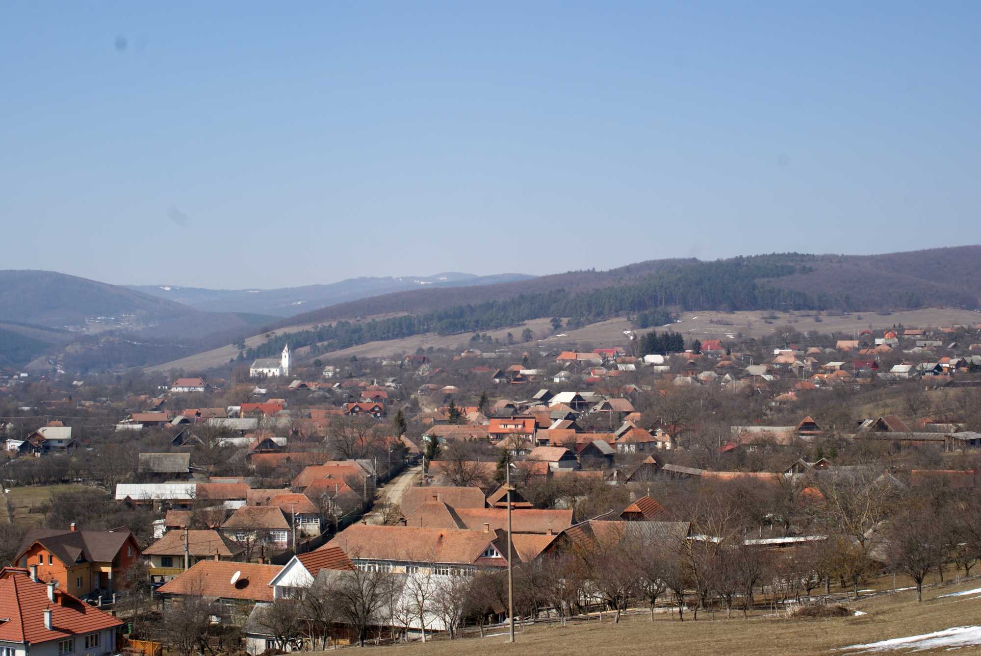 Csernáton madártávlatból | A szerző felvétele