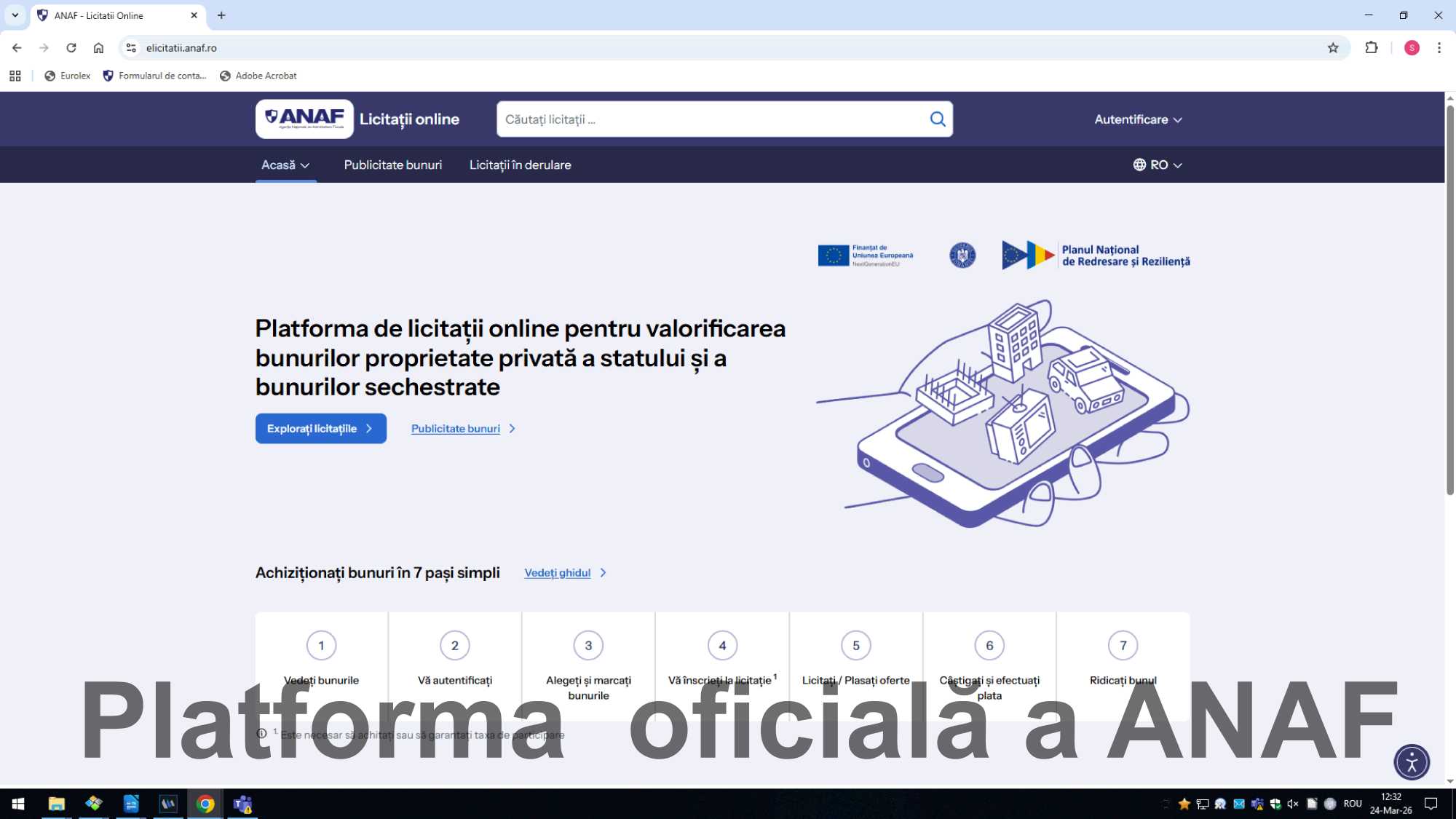 Az ANAF szerint így néz majd ki a platform | Fotó: ANAF