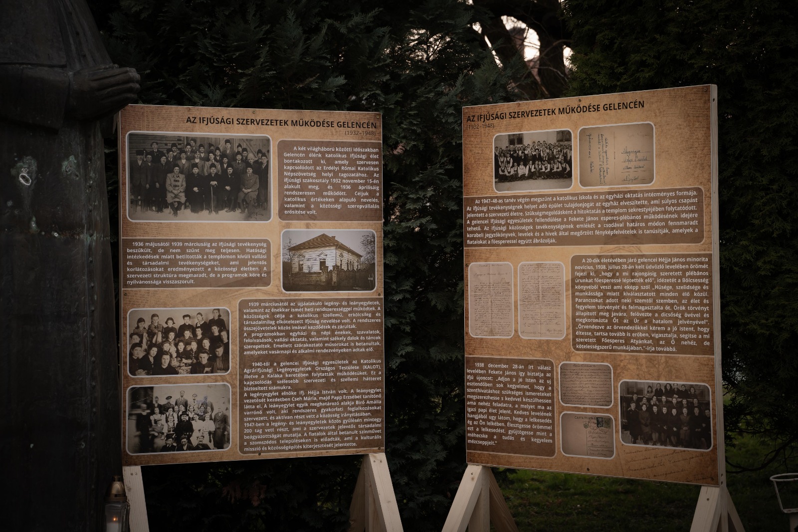 Pannókon a kiállítás anyaga | Fotó: Kertész Attila