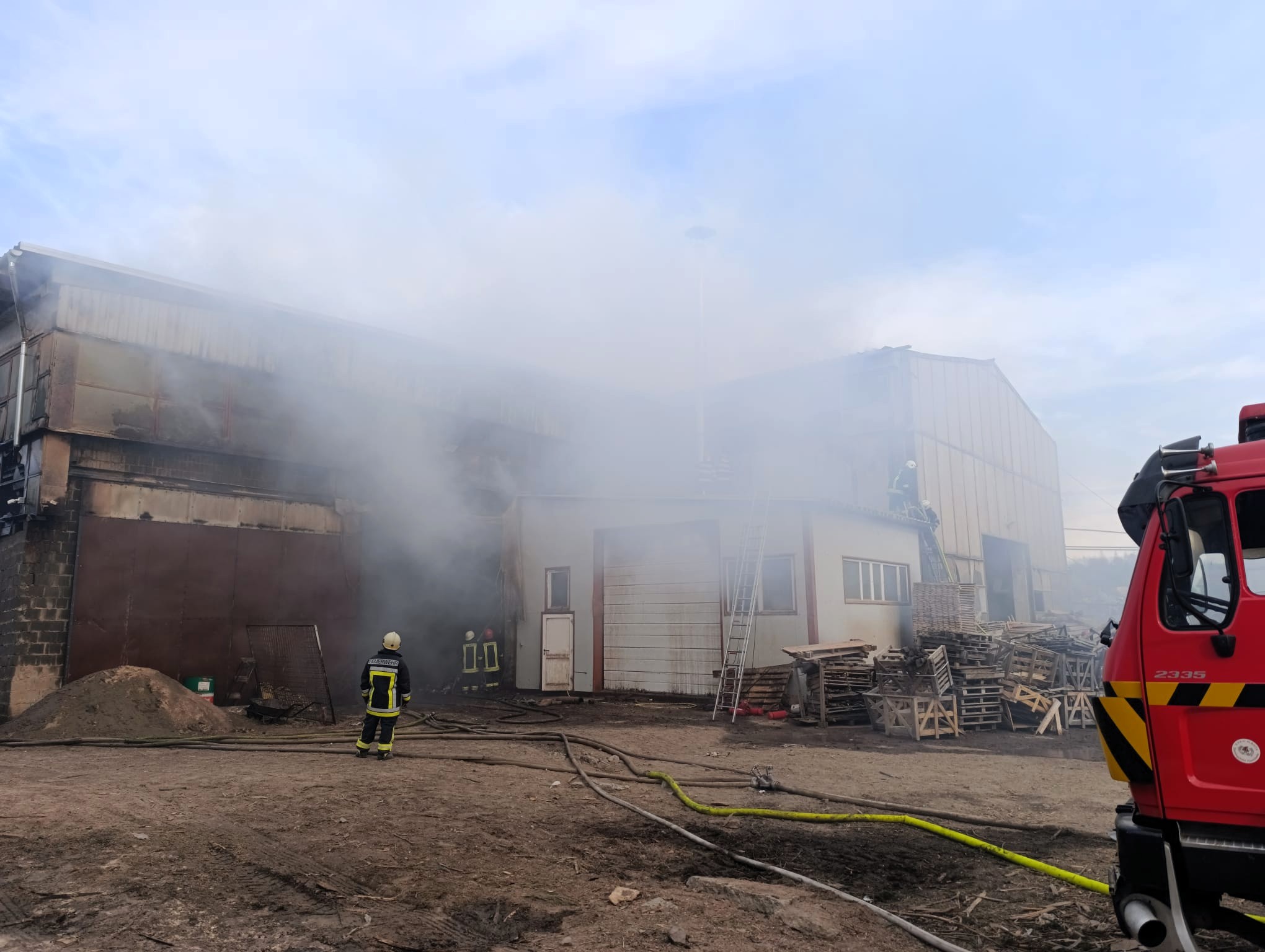 Viszonylag hamar lokalizálták a tüzet | Fotó: ISU Harghita