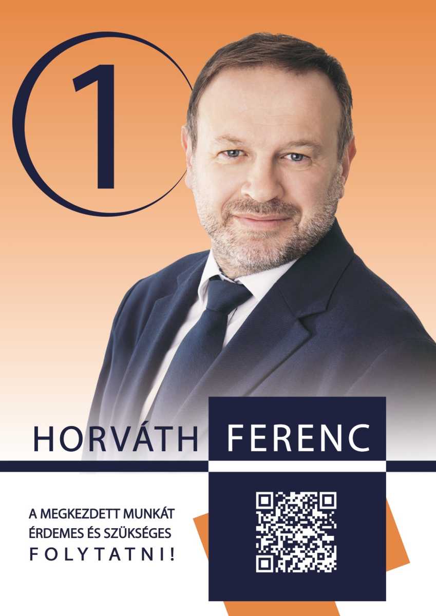 Horvát Ferenc választási plakátja l Fotó: Facebook