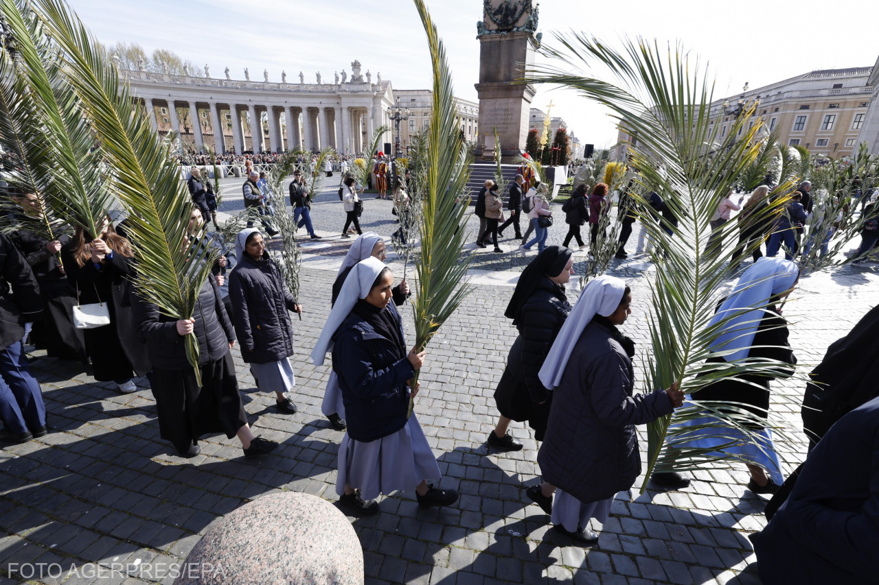 A pápa megnyitotta a húsvéti nagyhetet.