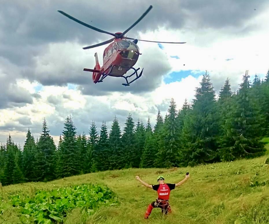 Quados szenvedett balesetet a Kelemen-havasokban | Fotó: Salvamont Salvaspeo