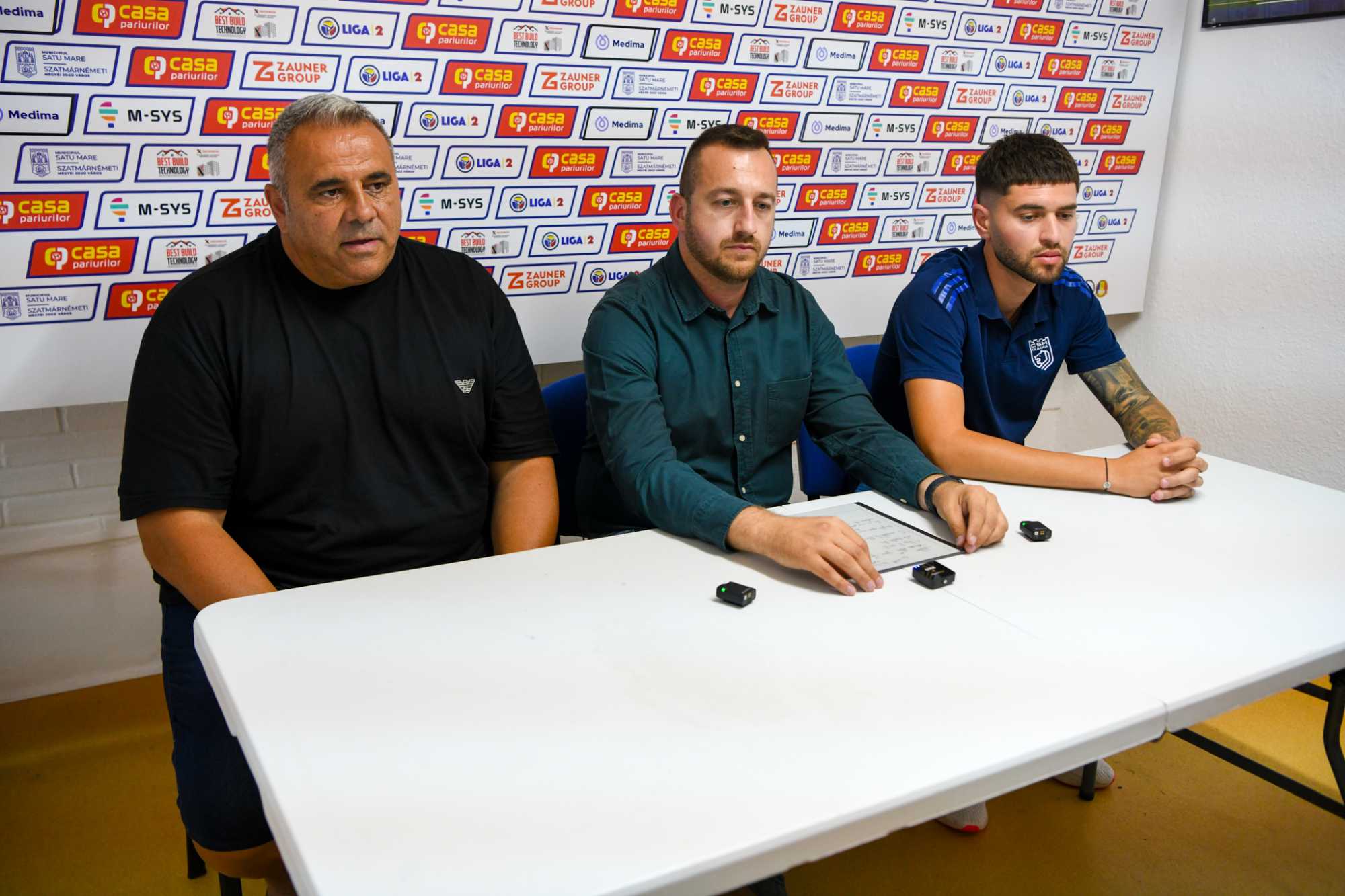 Balról jobbra Alexandru Pelici, Muresan István és Paul Copaci | Fotó: Czinzel László