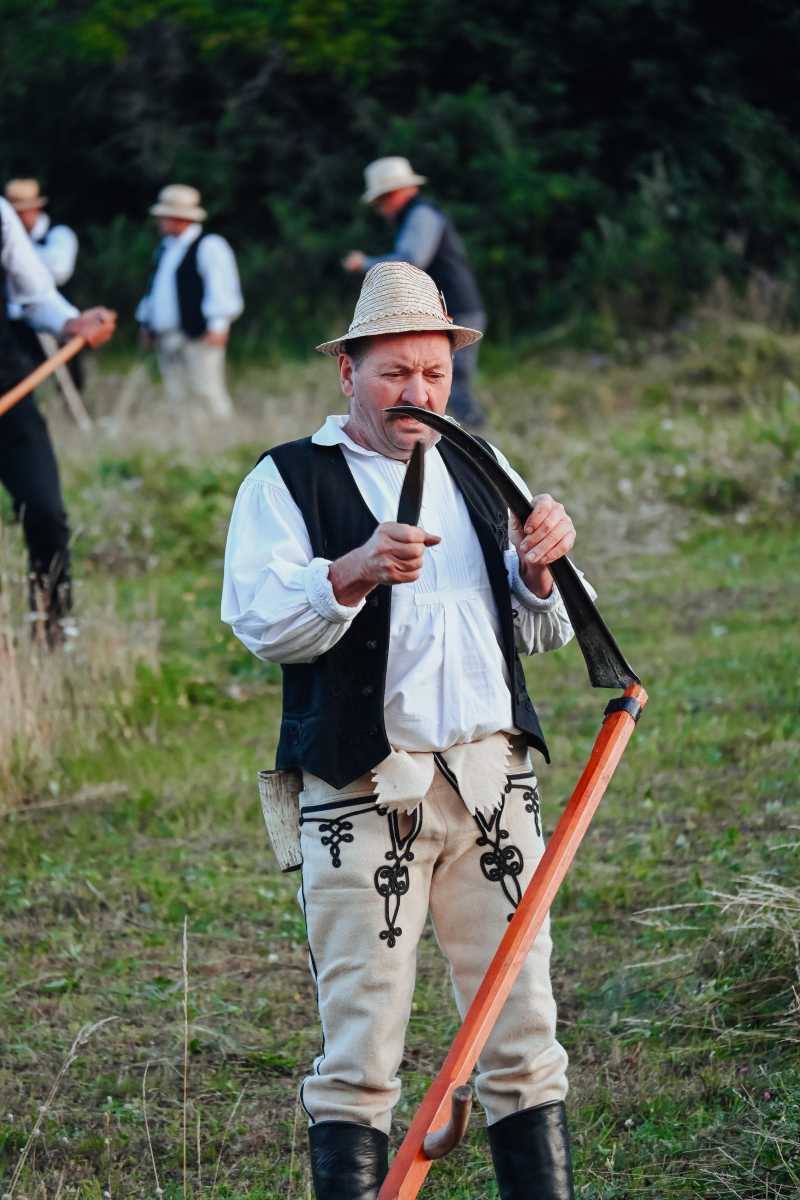 Felszusszan&aacute;s. A kasz&aacute;t folyamatosan karban kell tartani. E n&eacute;lk&uuml;l lassan halad a munka.&nbsp;