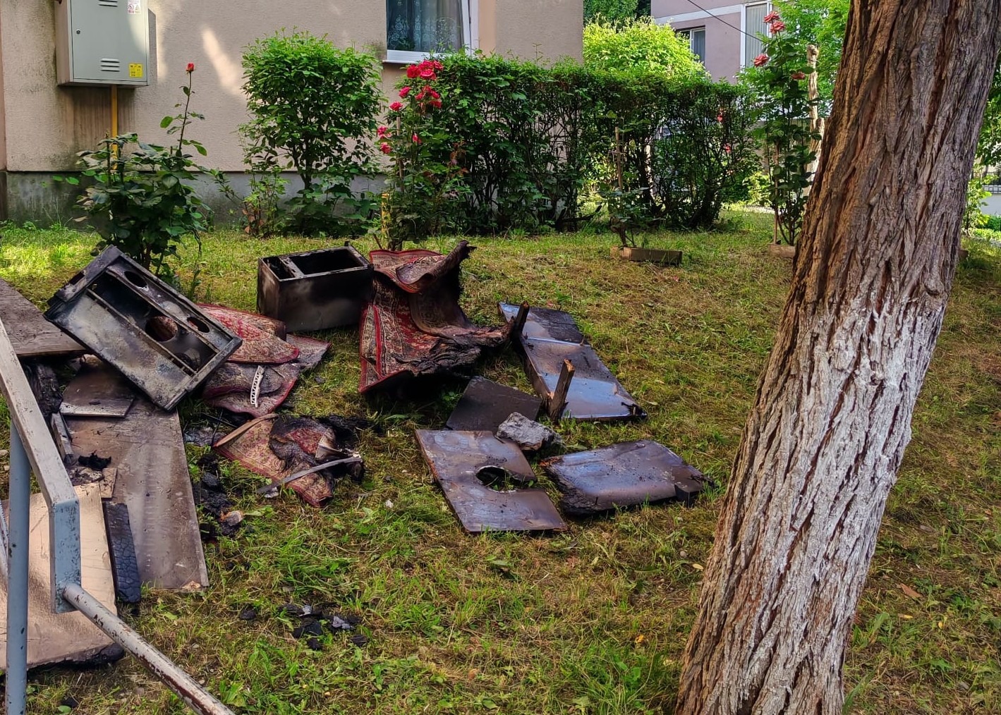 A konyhai eszközök, bútorok többsége megsemmisült | Fotó: ISU Harghita
