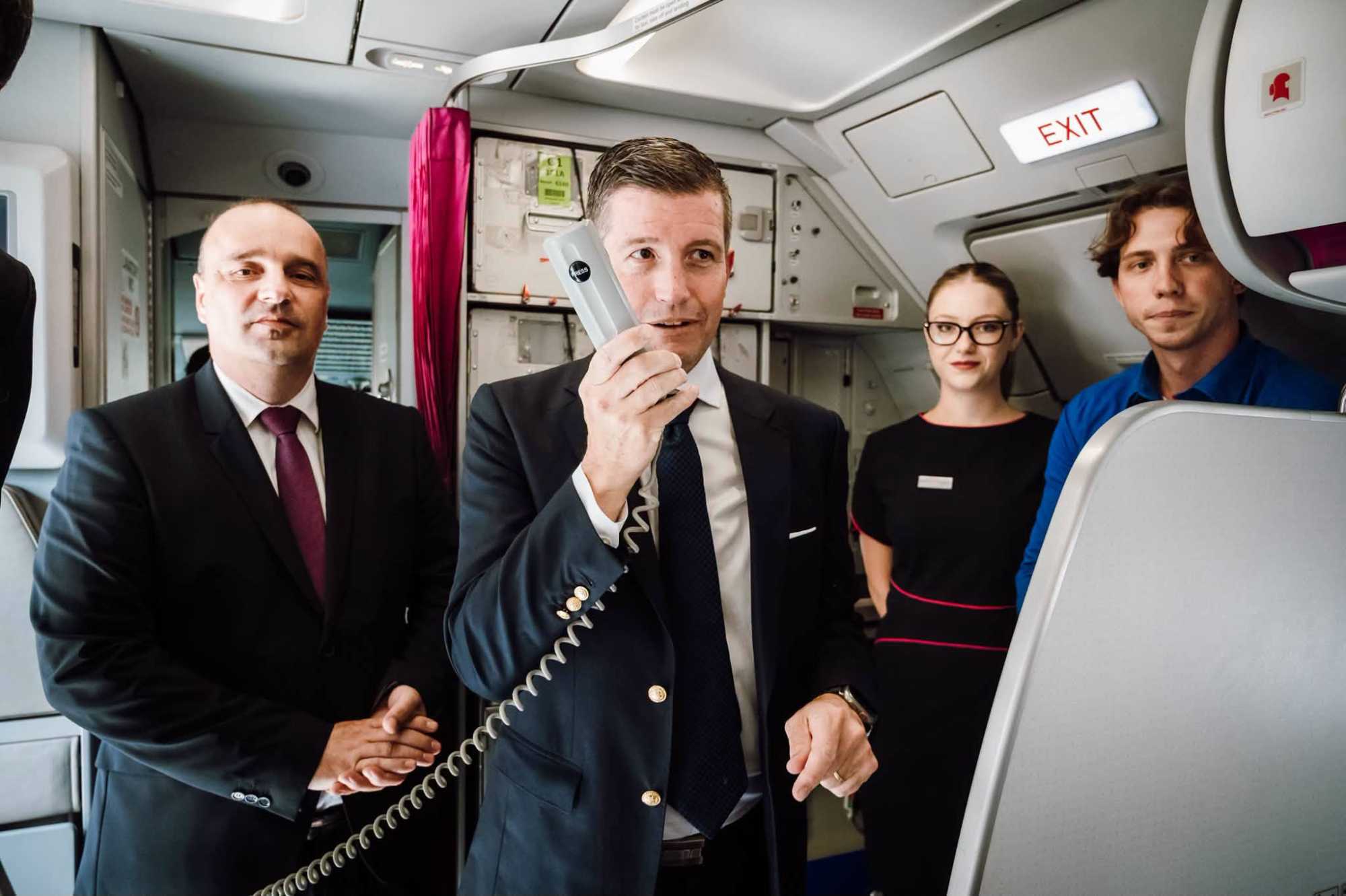 Ian Malin, a Wizz Air kereskedelmi vezérigazgató-helyettese | Fotó: Csibi Attila Facebook oldala
