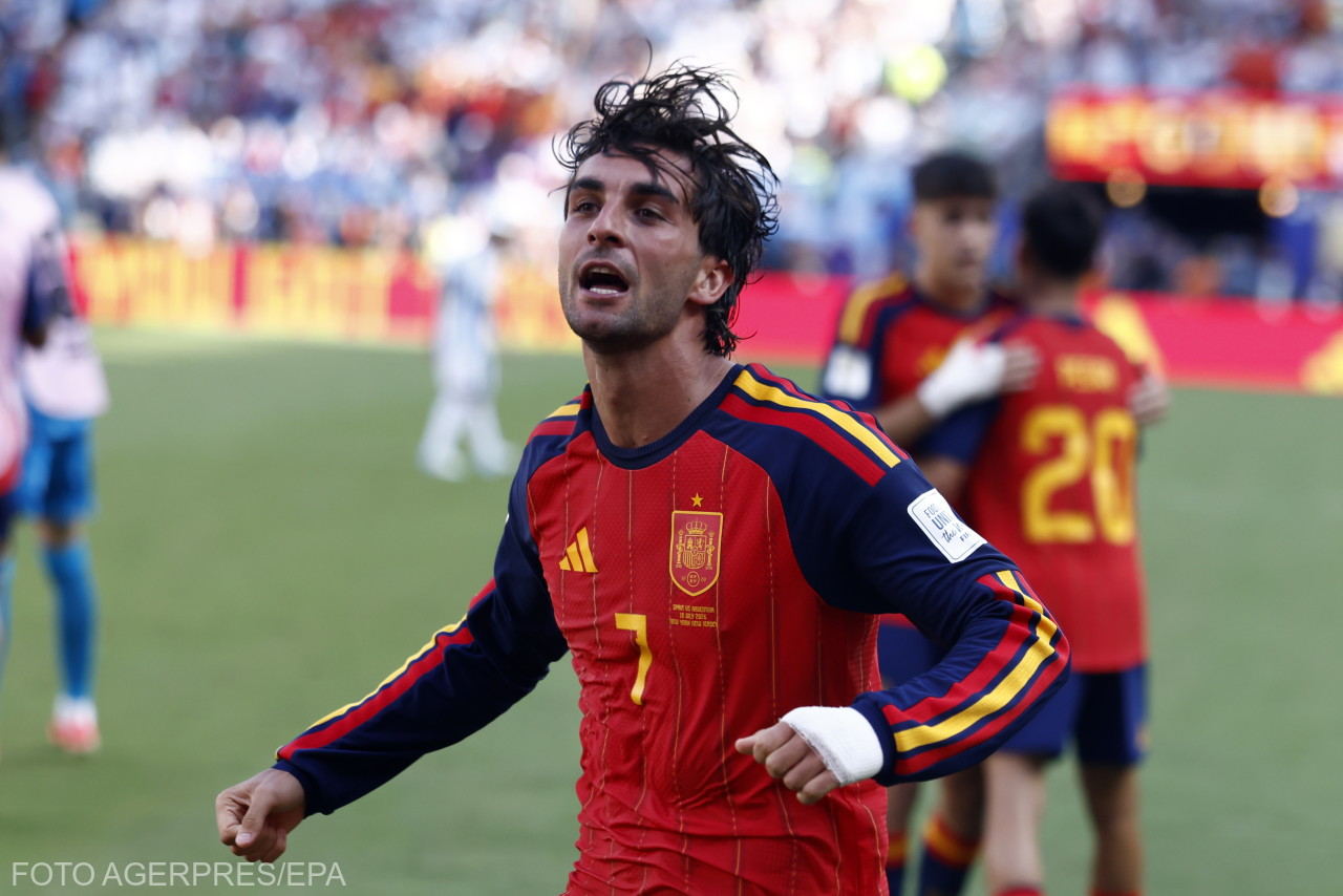Ferran Torres gólja eldöntötte a döntőt | Fotó: Agerpres/EPA